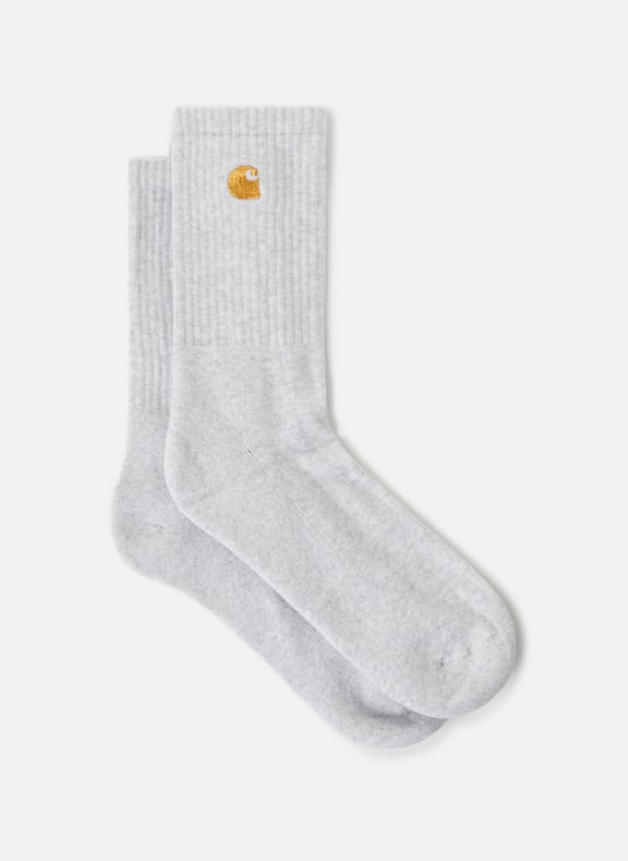 Solid Over-the-Knee Socks Grey by CARHARTT WIP CARHARTT WIP Solid Over-the-Knee Socks Grey