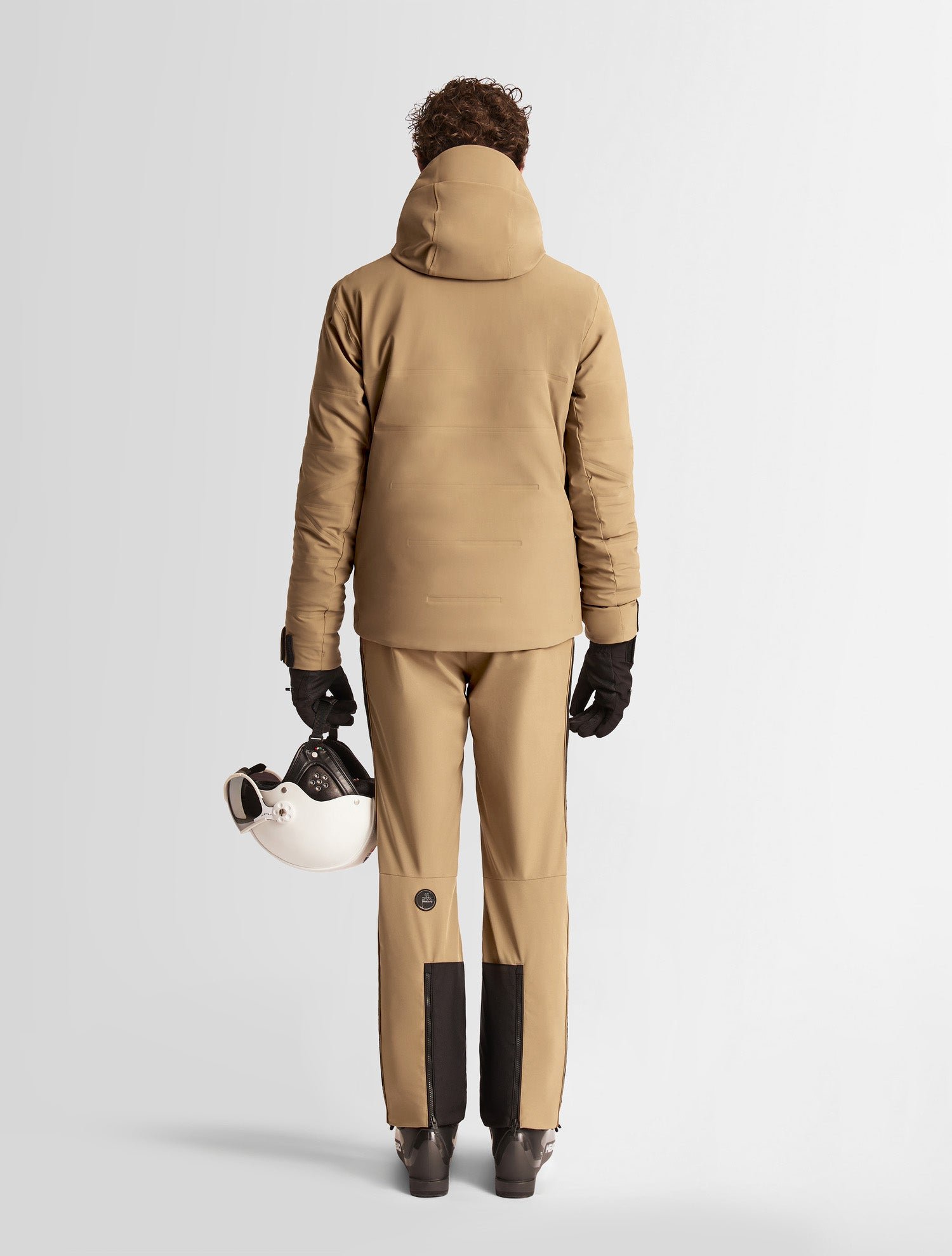 Veste de ski yohan col montant coupe regular FUSALP Beige