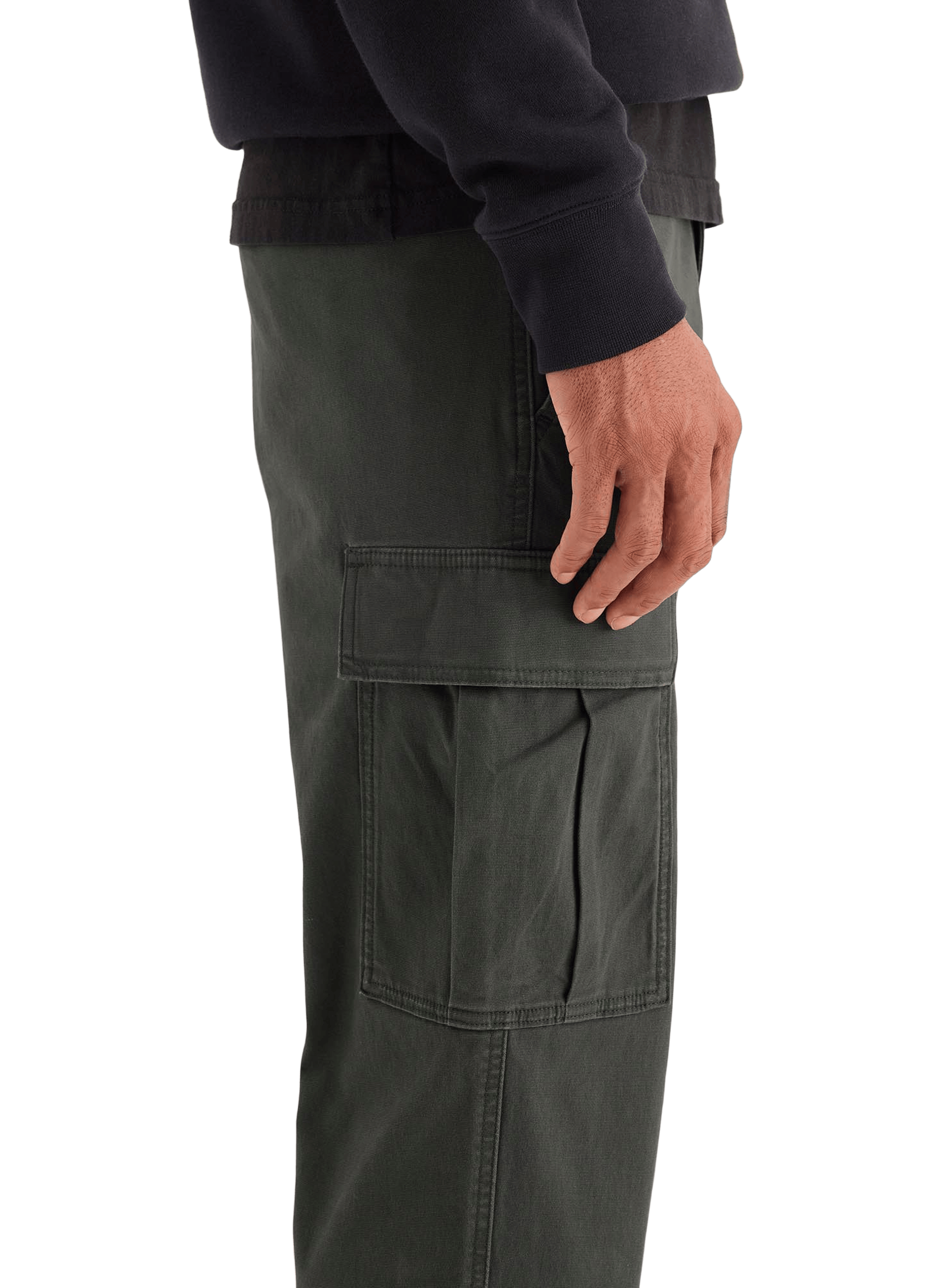 Pantalon cargo en coton DOCKERS Kaki