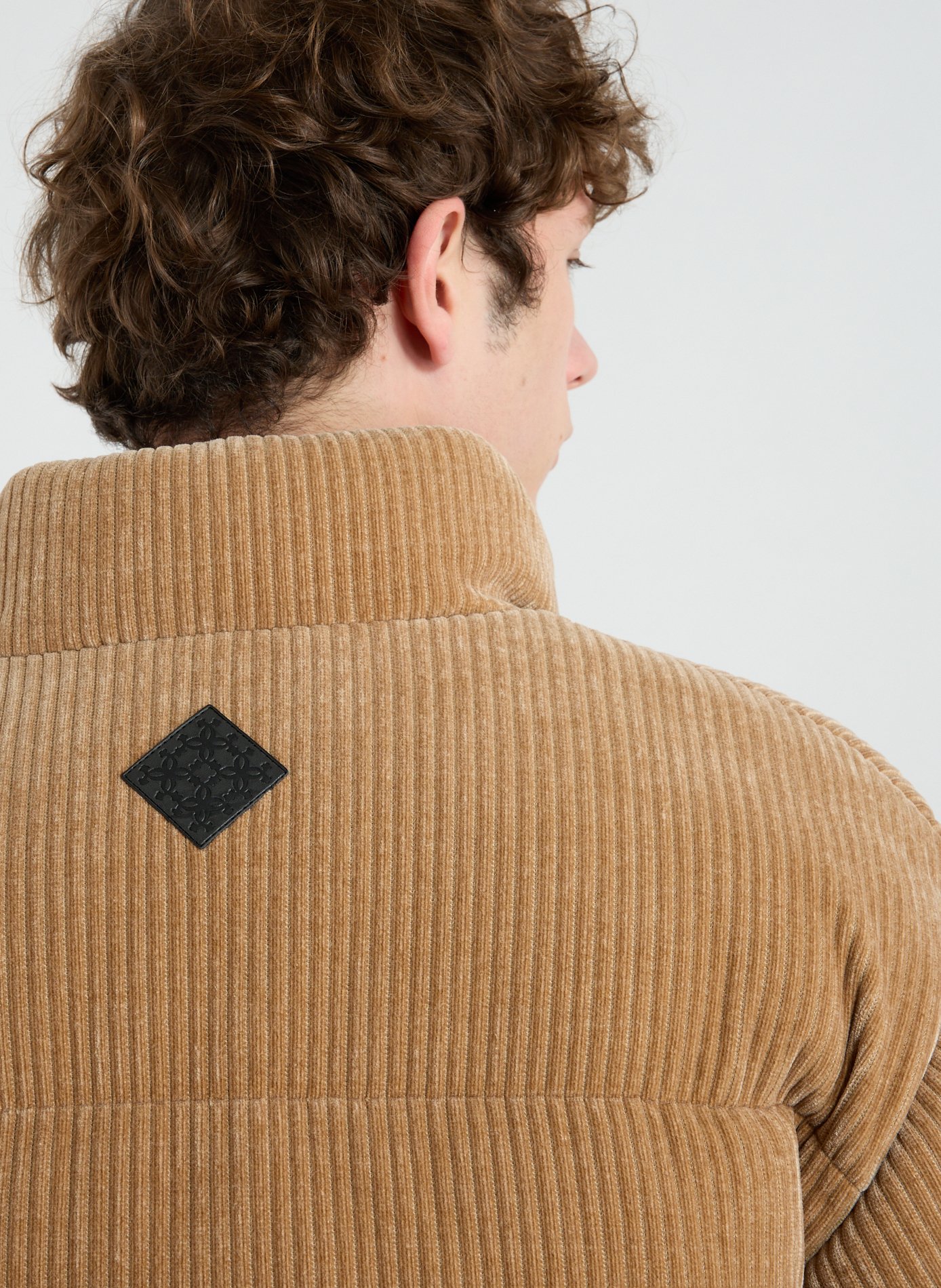 Short velvet jacket CALEB Brown