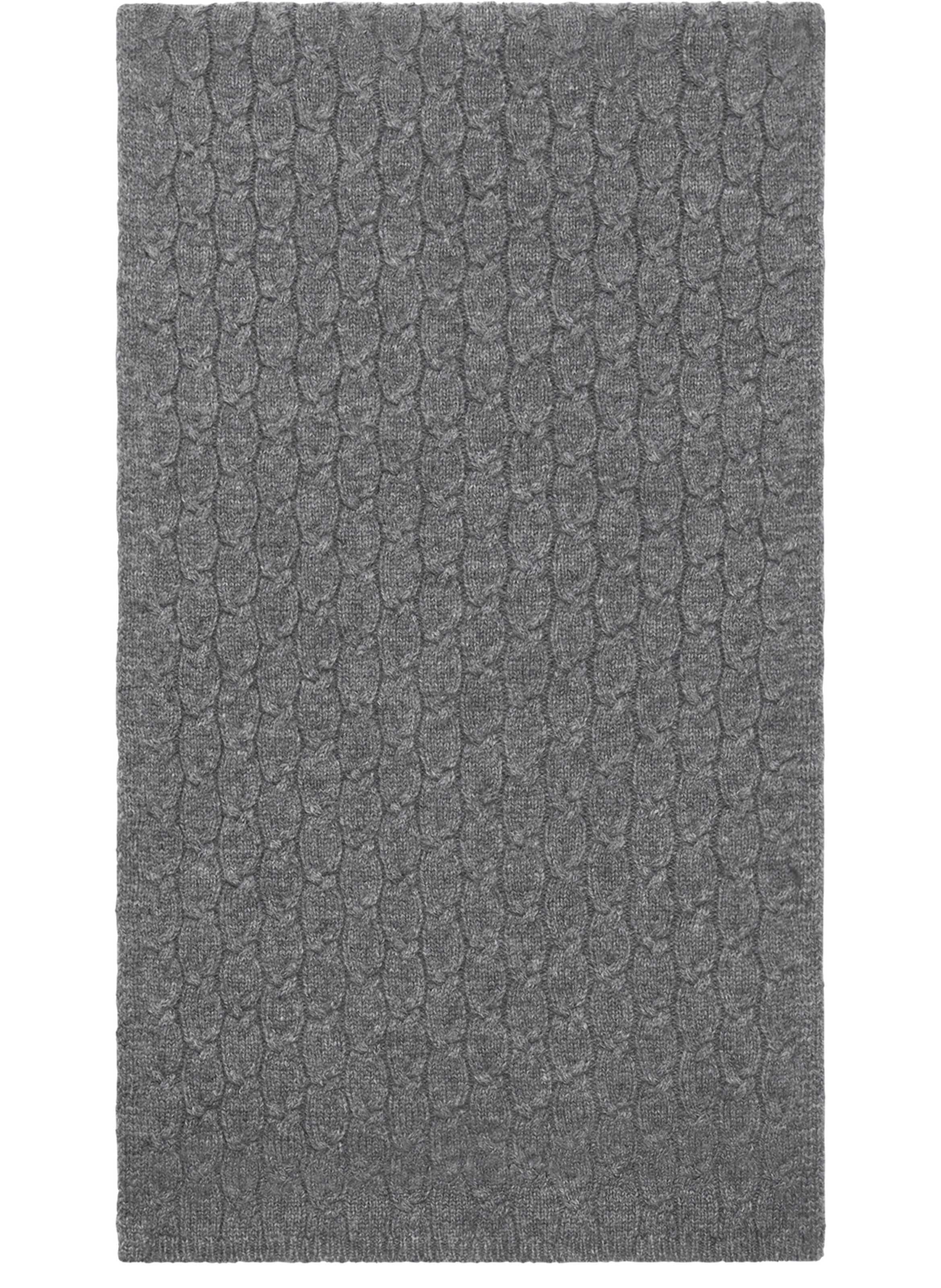 Echarpe en laine à torsades - rahela PABLO Gris