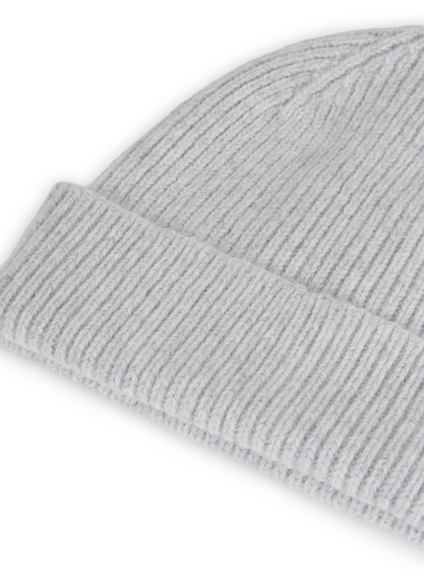 Beanie en laine et angora MACKIE Gris