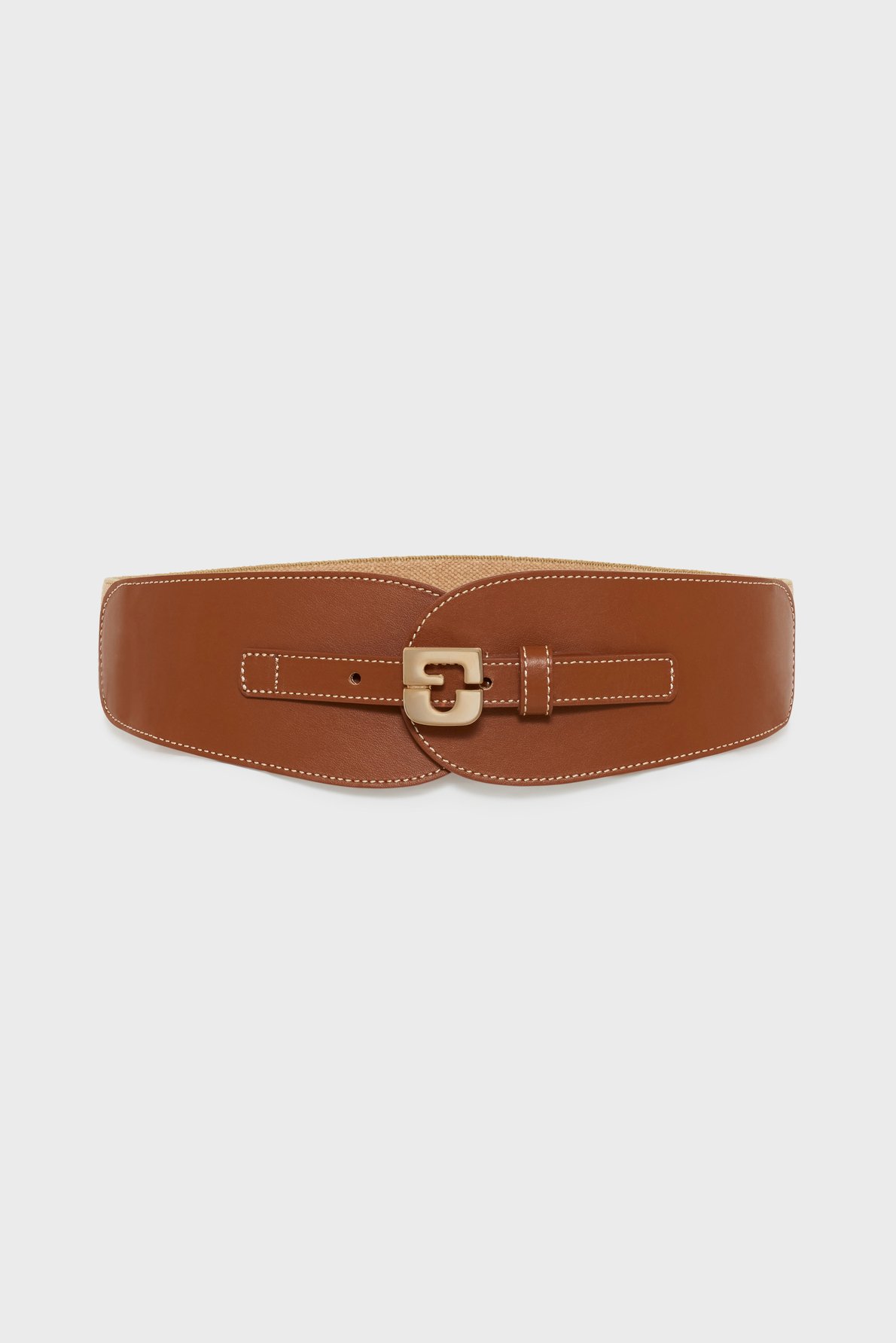 Ceinture signature en cuir - olympe GERARD DAREL Marron