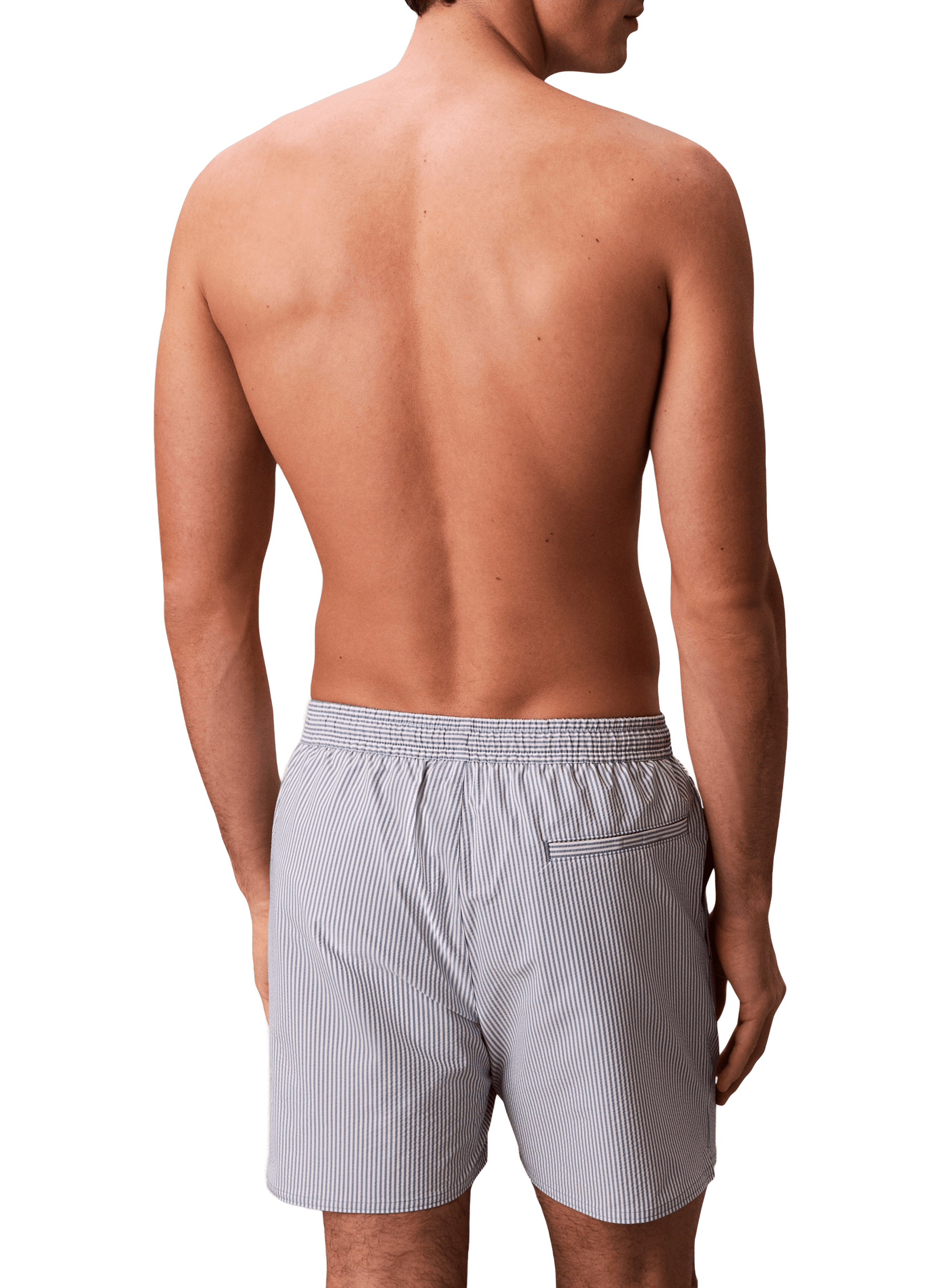 Striped swim shorts CALVIN KLEIN Blue