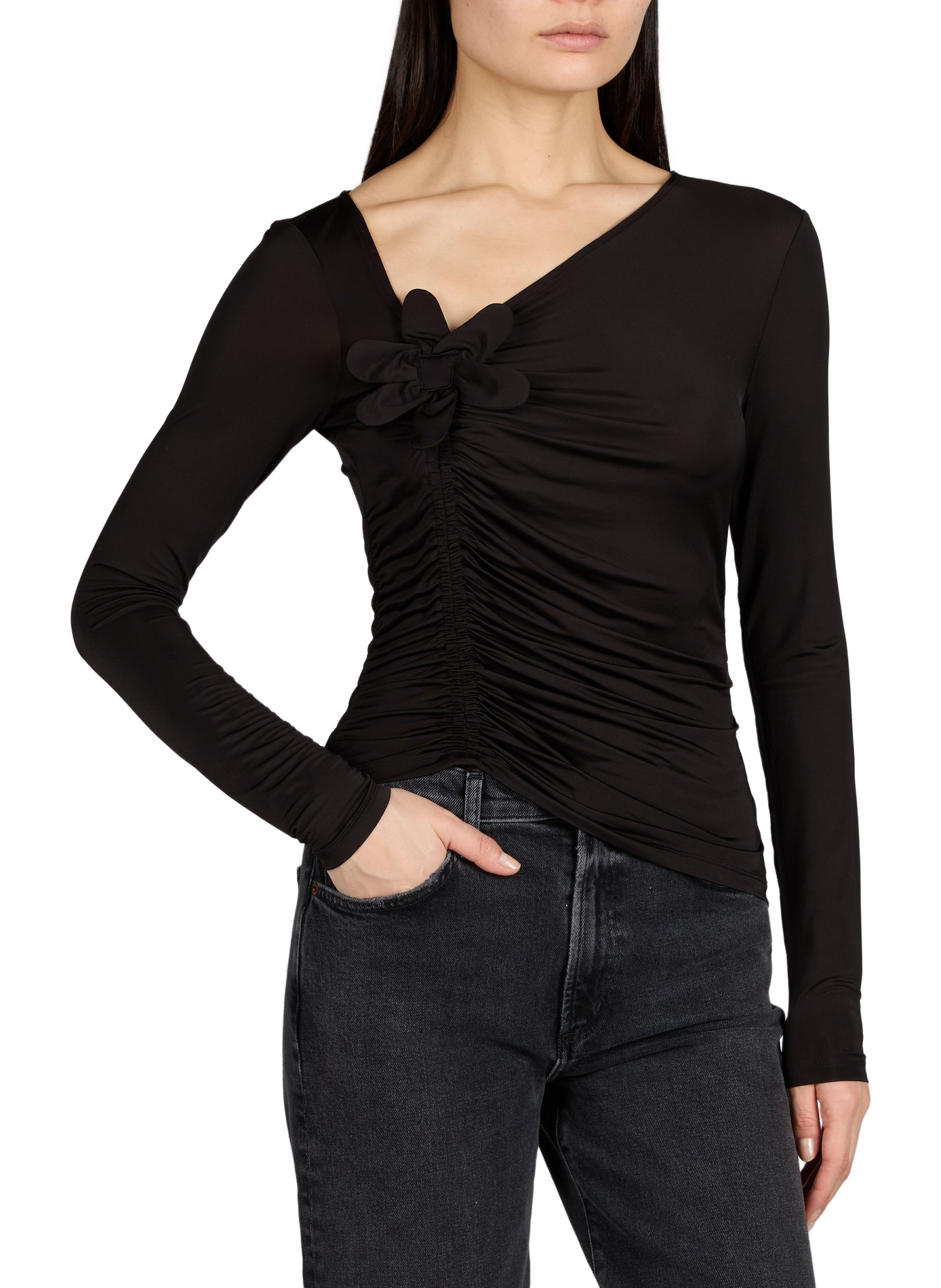 Top drapé Josi BAUM UND PFERDGARTEN Noir