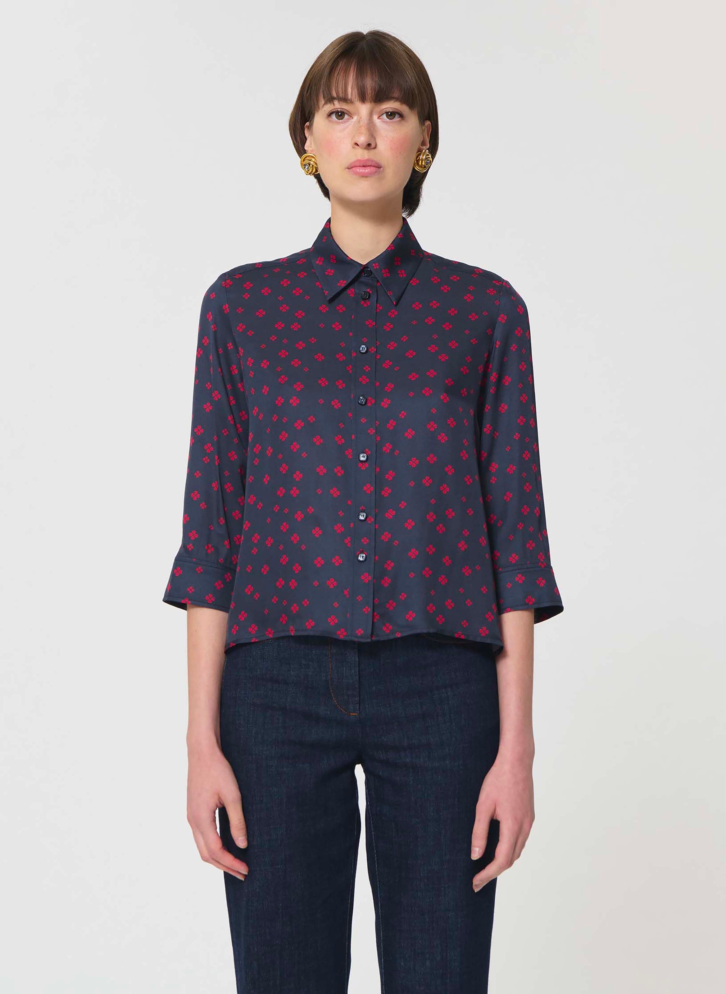 Chemise charlot TARA JARMON Bleu