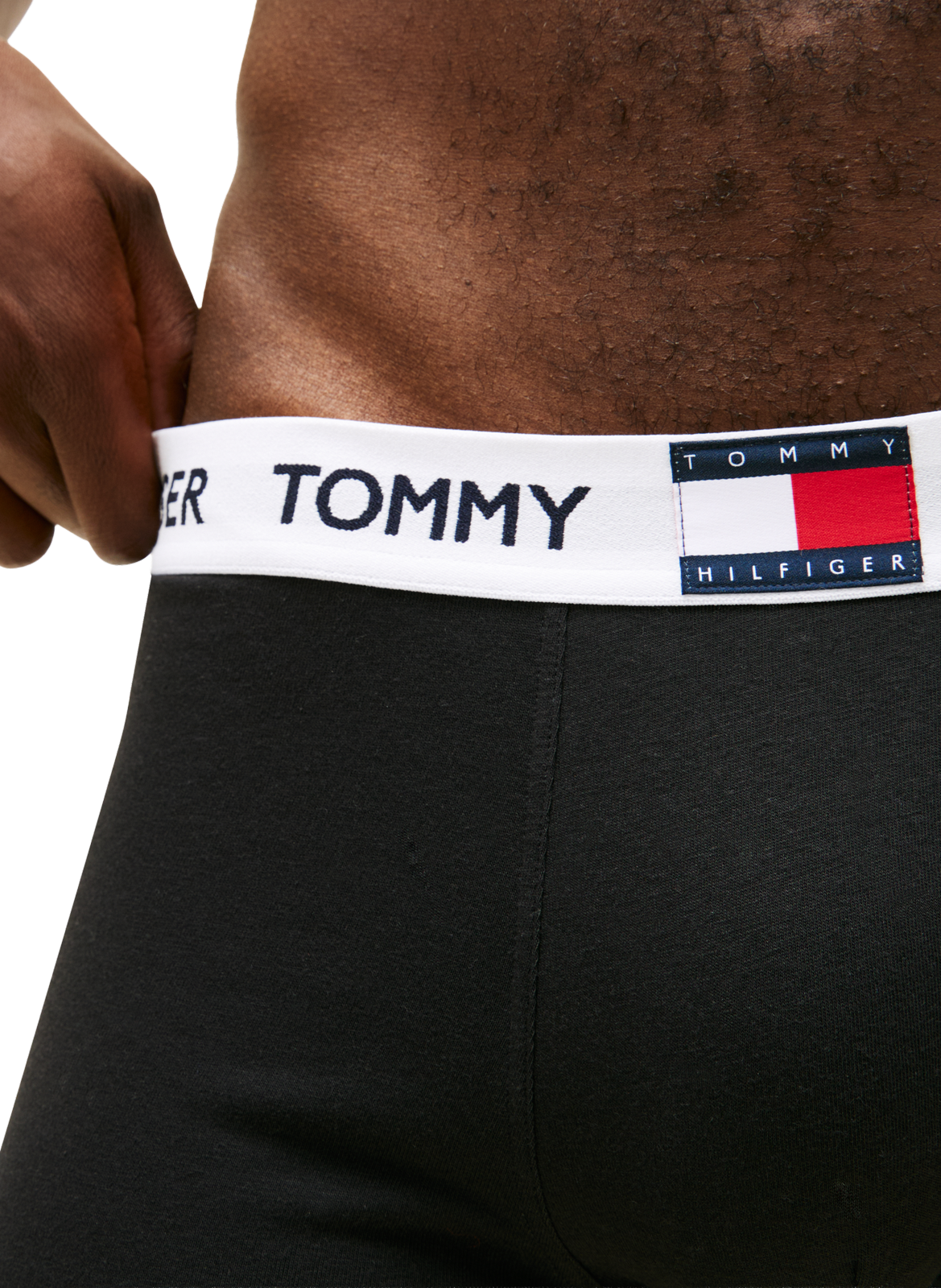 Set of organic cotton blend boxers TOMMY HILFIGER Black