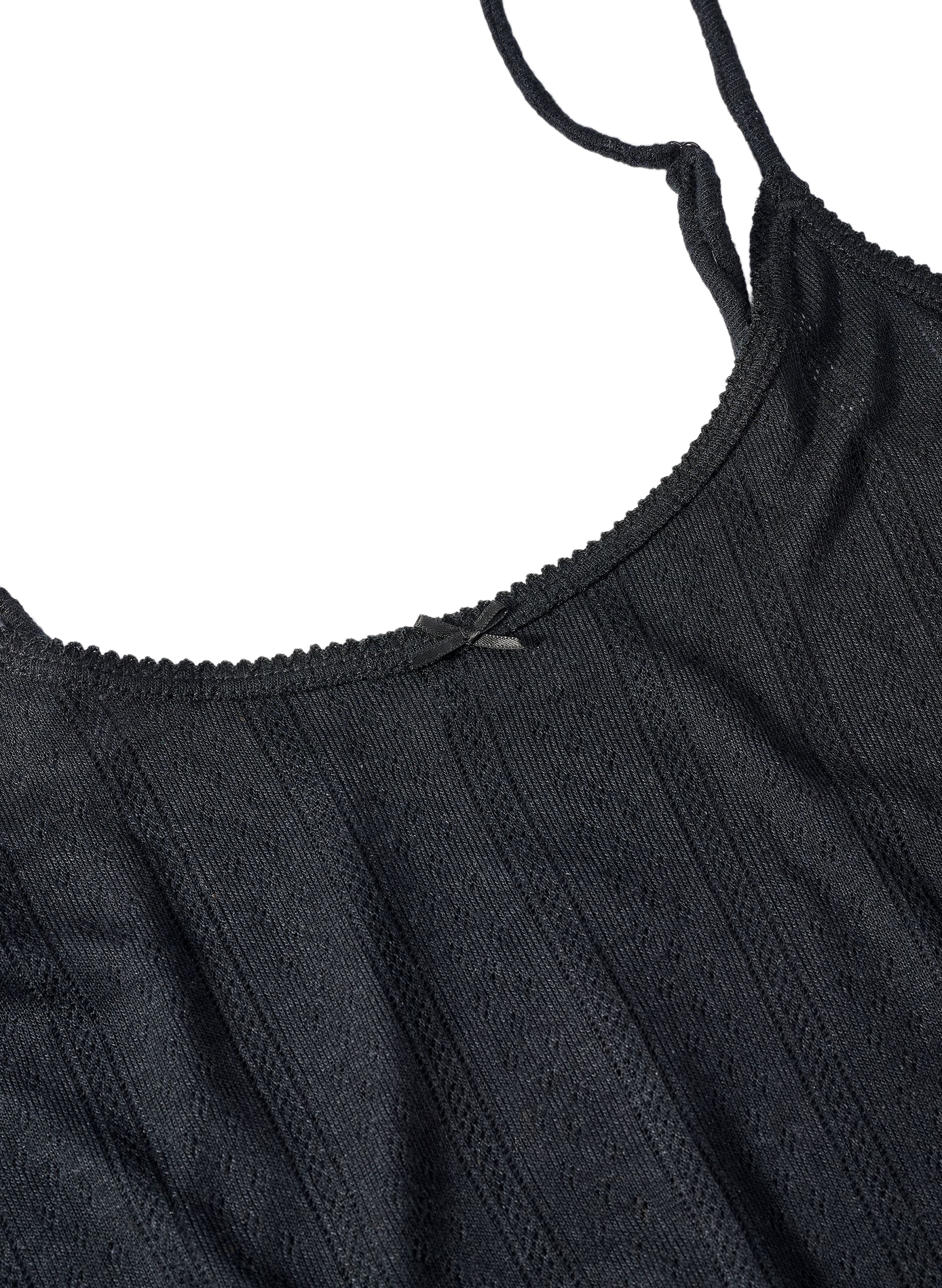 Short slip dress with thin straps PASSIONATA Black