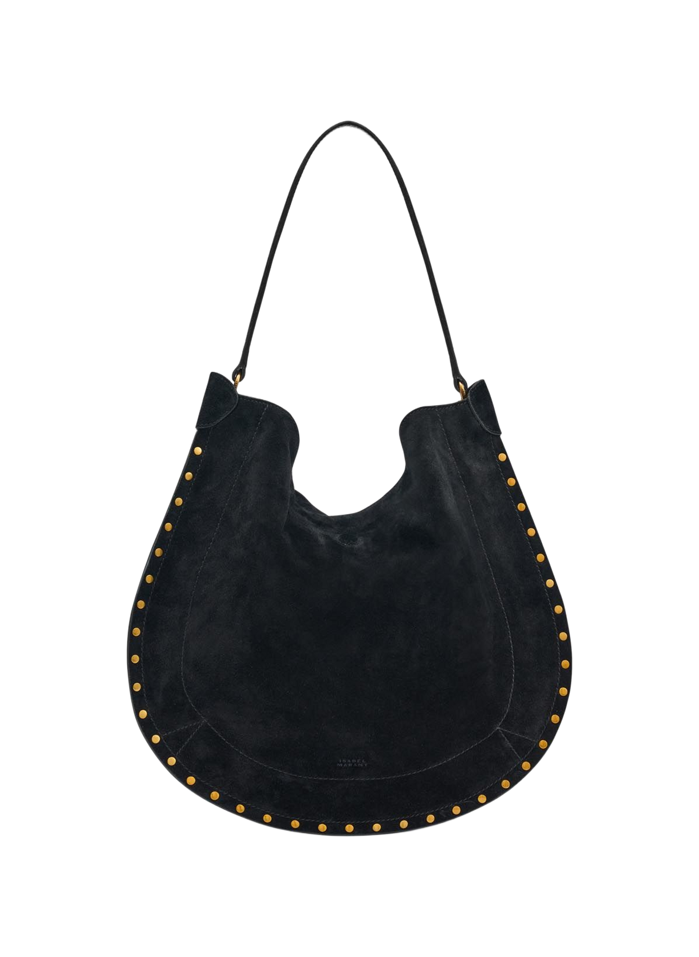 Oskan Hobo shoulder bag in soft calf leather ISABEL MARANT Black