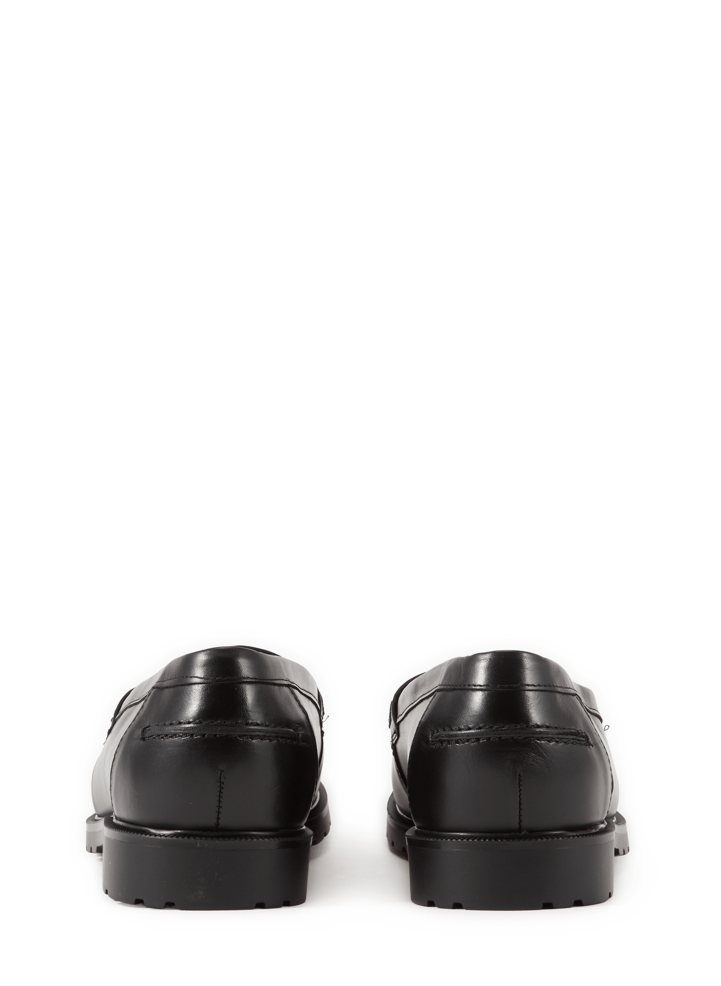 Mocassins Escale à semelle crantée en cuir KLEMAN Noir