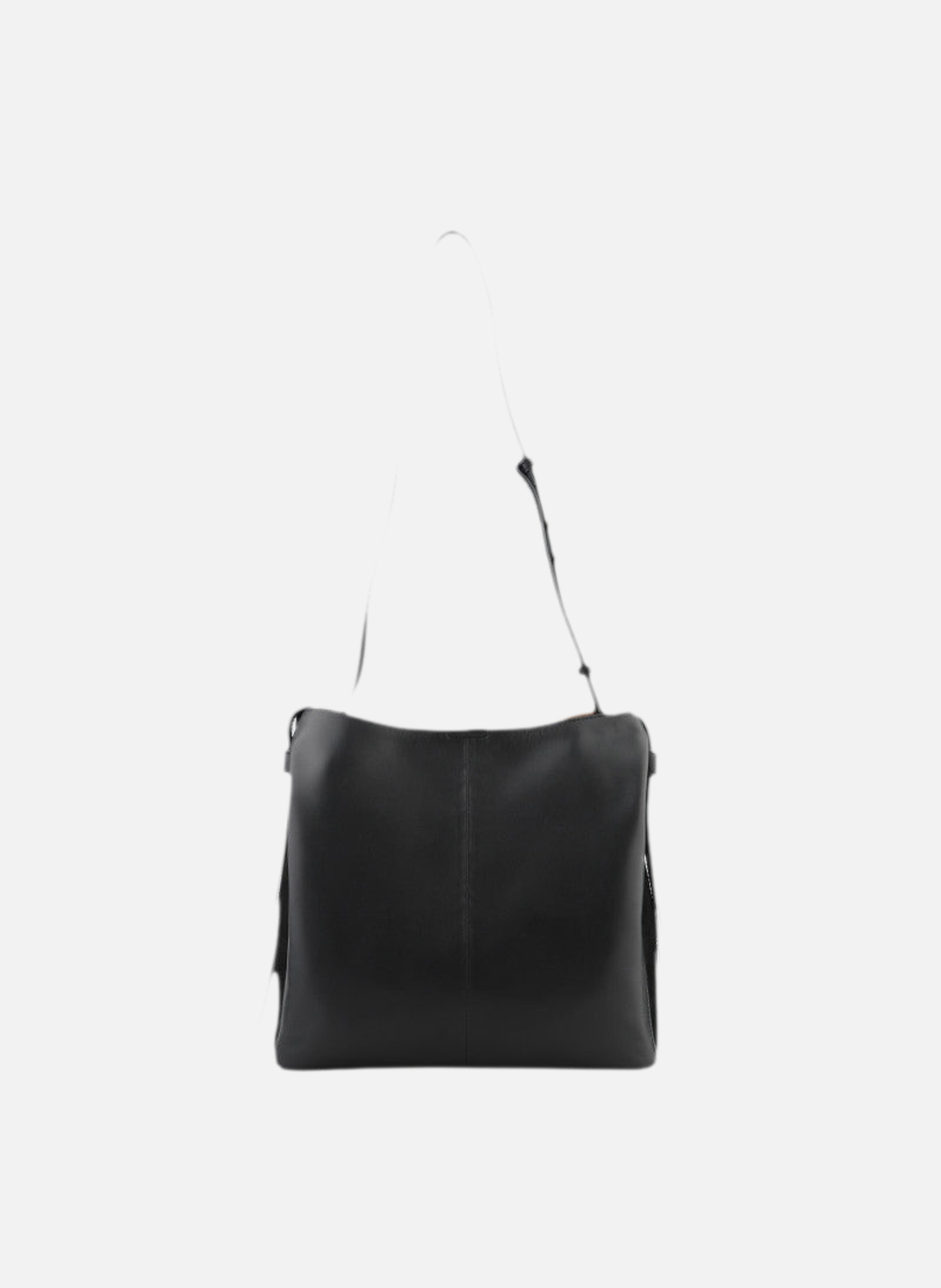 Amalie nubuck | sac à main | Noir POURCHET Femme