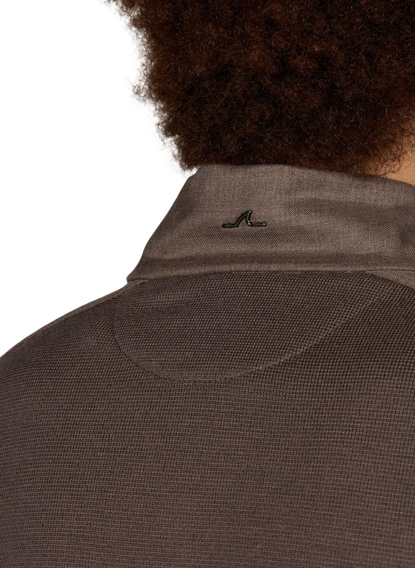 Wool zip-up sweater PAUL & SHARK Brown