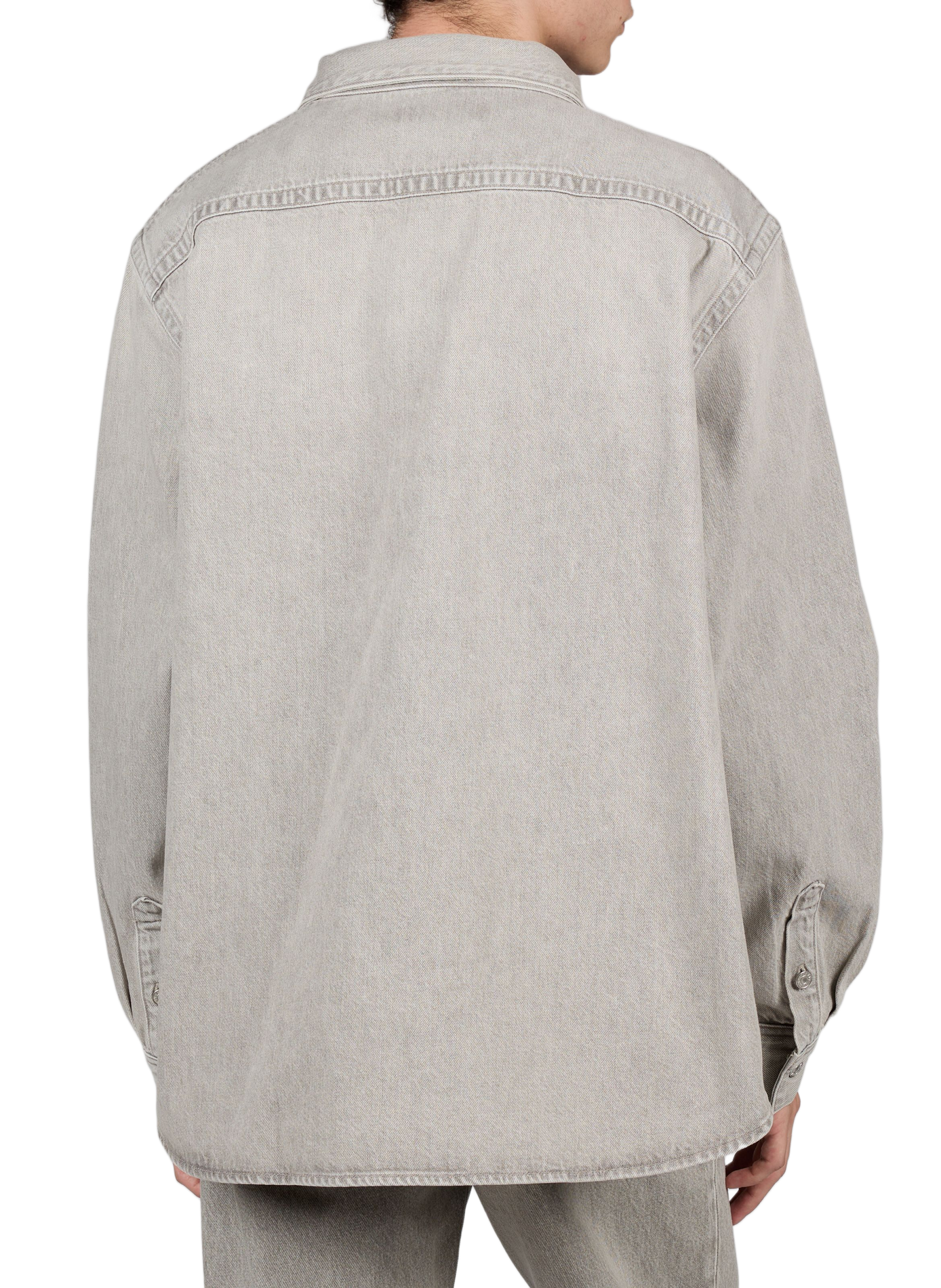 Craven cotton overshirt AGOLDE Grey