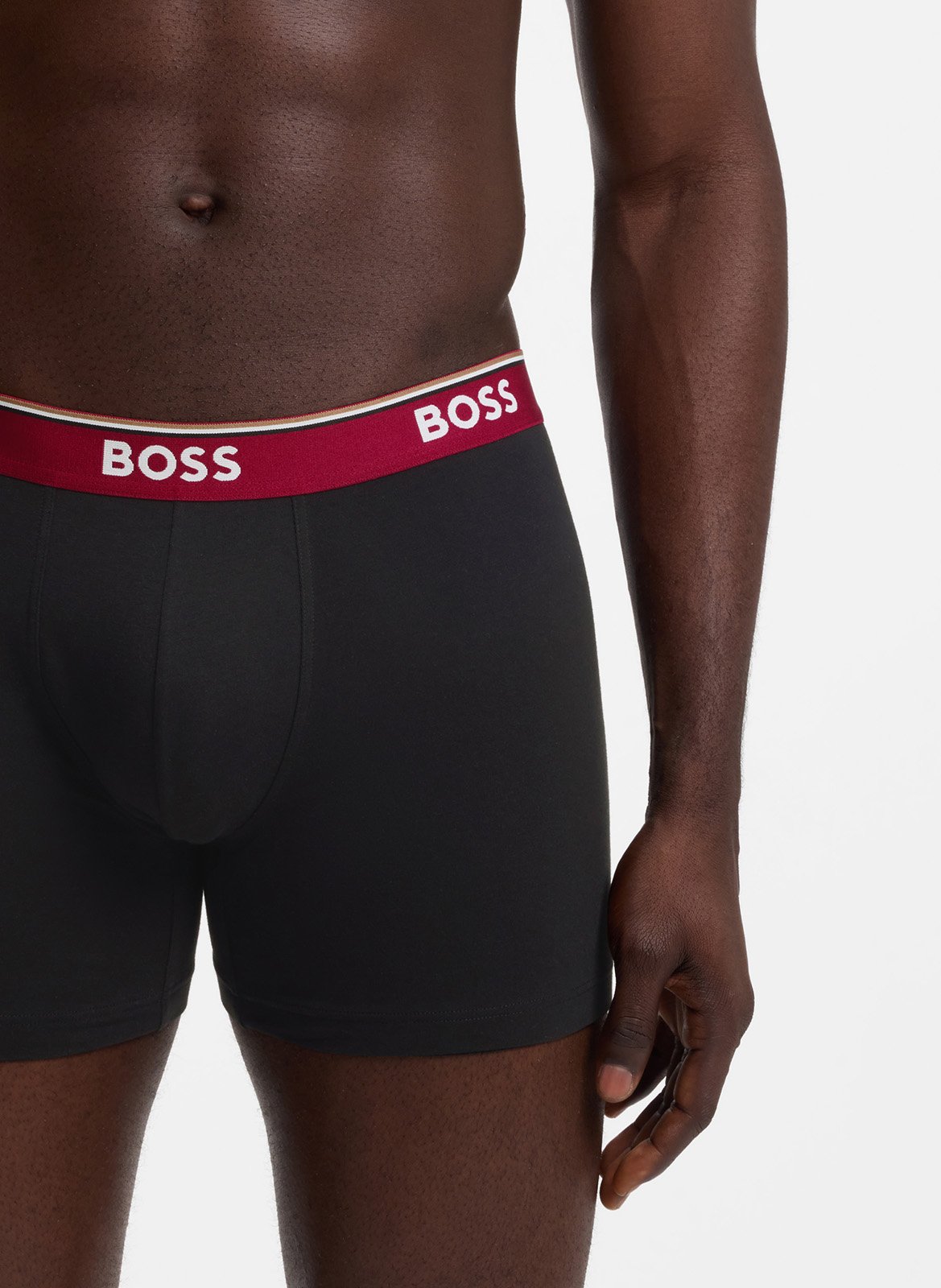 Lot de 3 caleçons en coton mélangé BOSS Multicolore