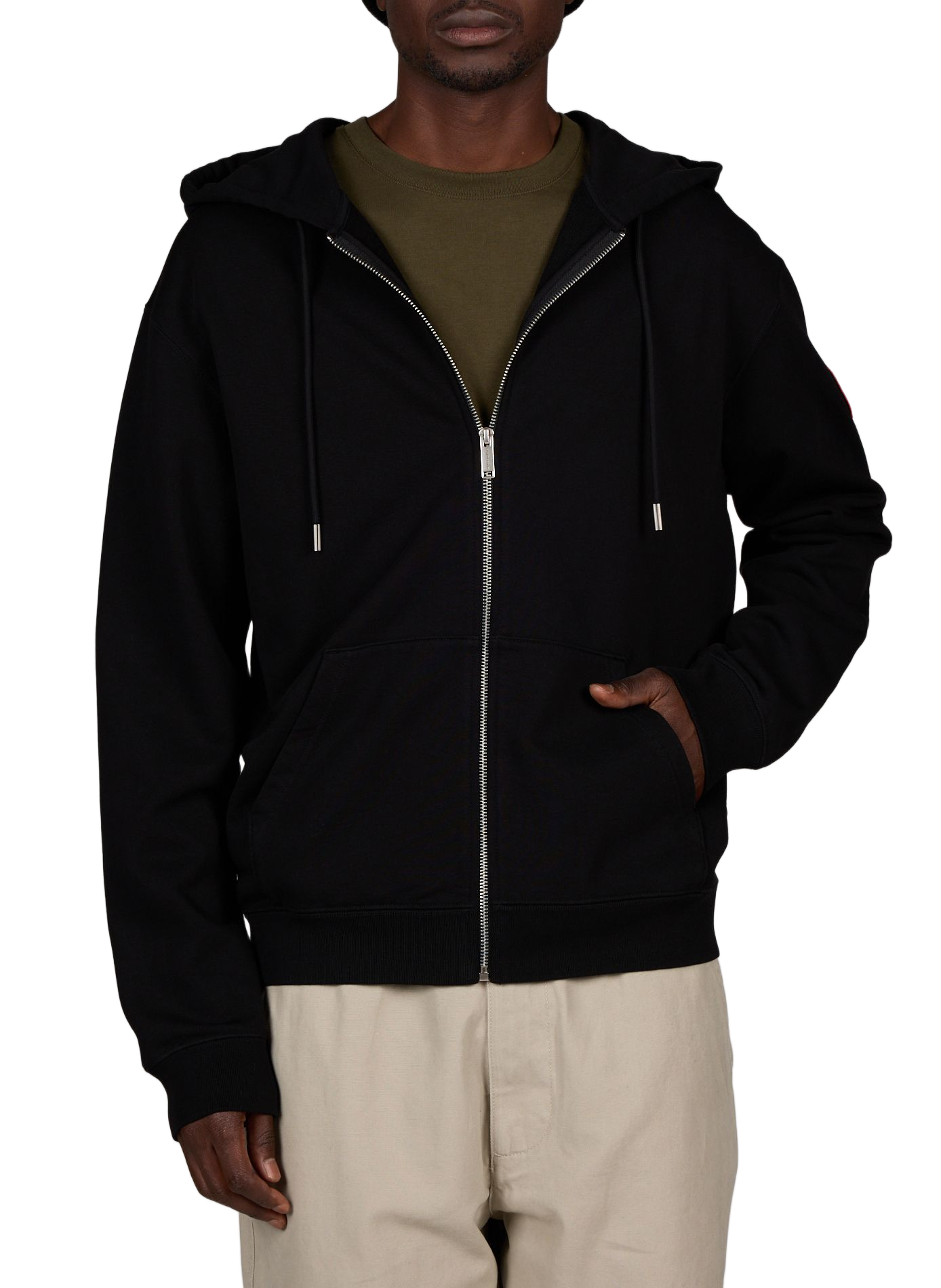 Gerader Baumwoll-Sweatshirt CANADA GOOSE Schwarz