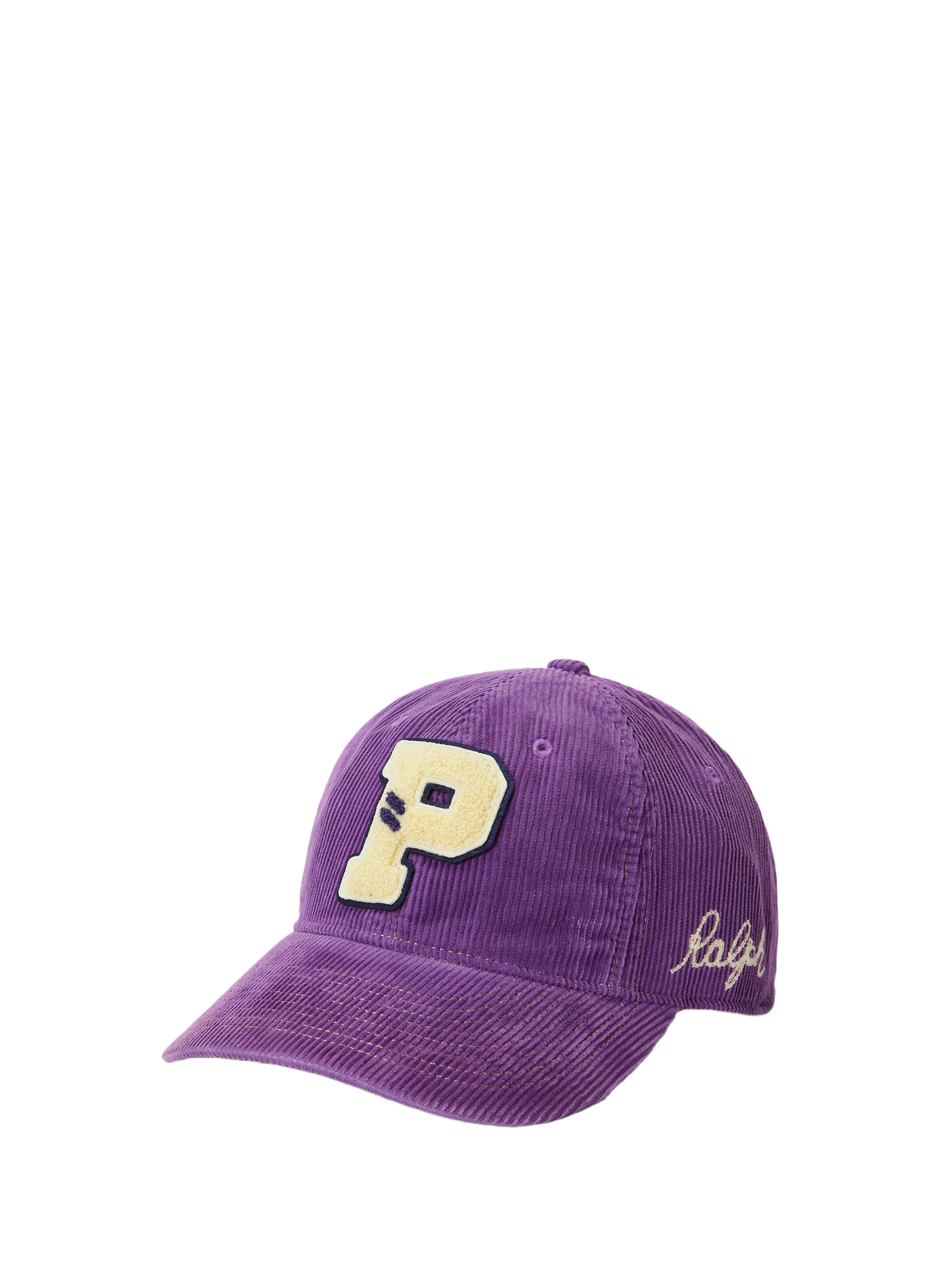 Casquette côtelée en cachemire POLO RALPH LAUREN Violet