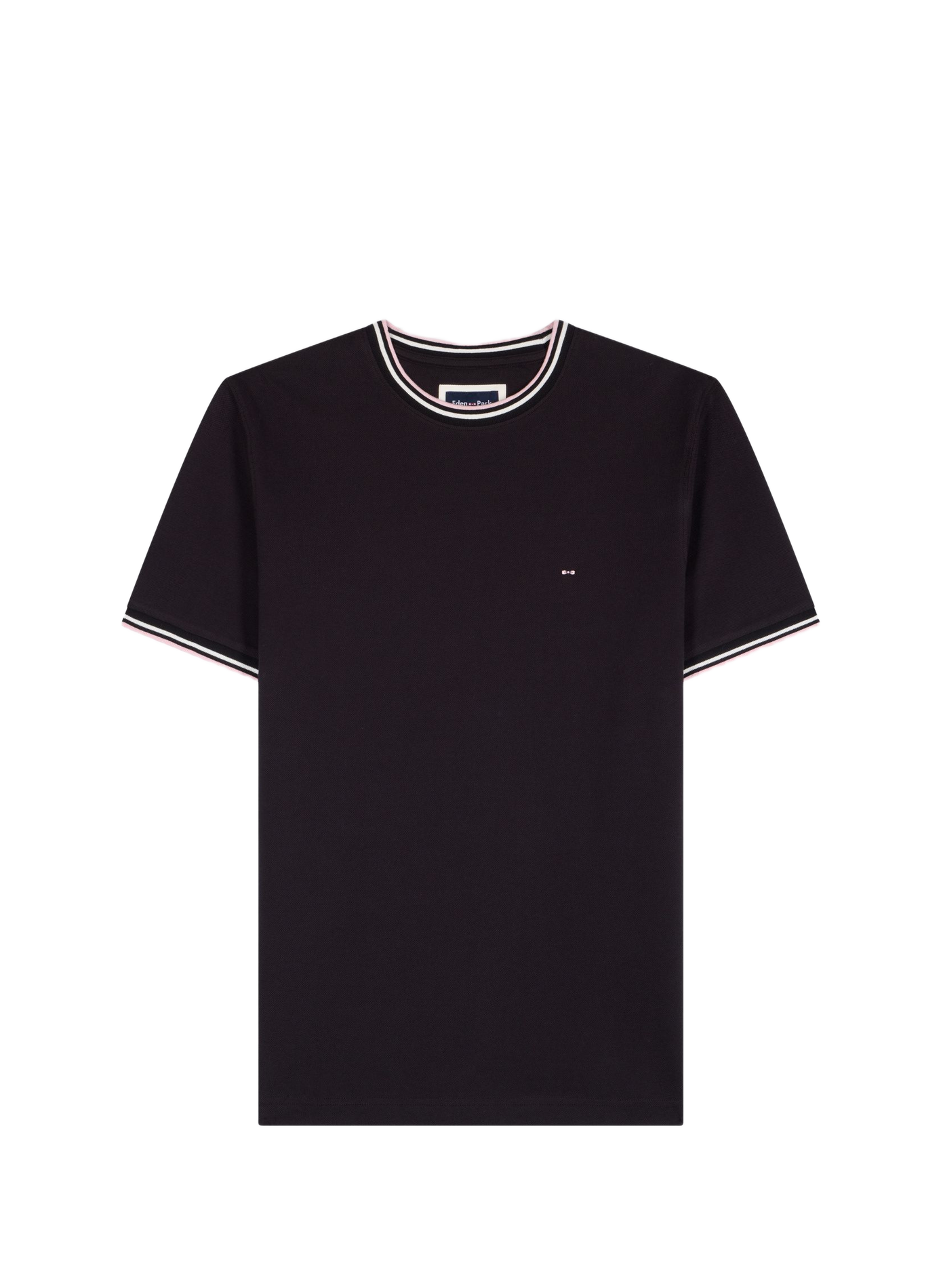 Tee-shirt col rond en coton  Noir