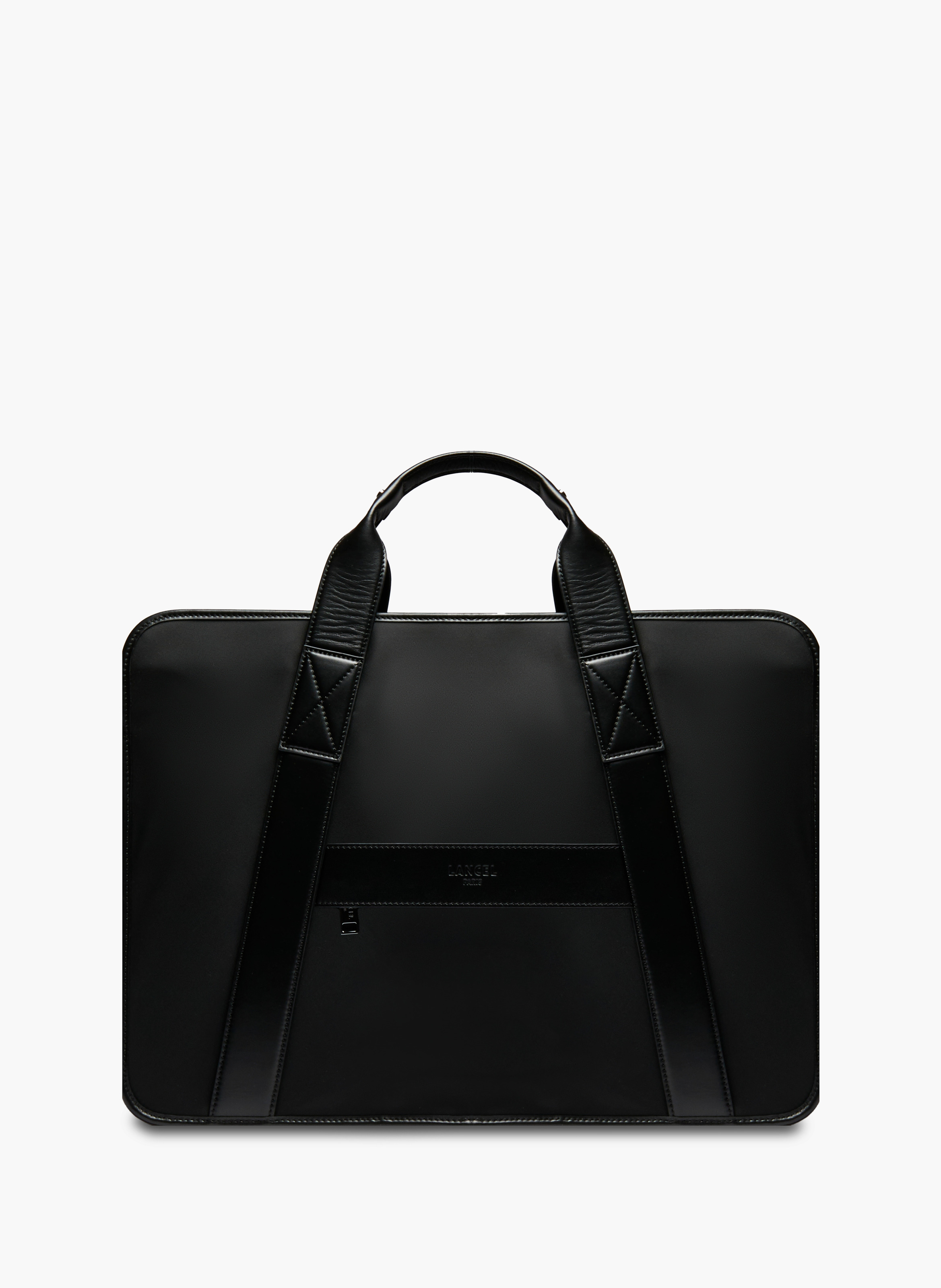 Sac weekend zippé 45 mistral de lancel en nylon LANCEL Noir