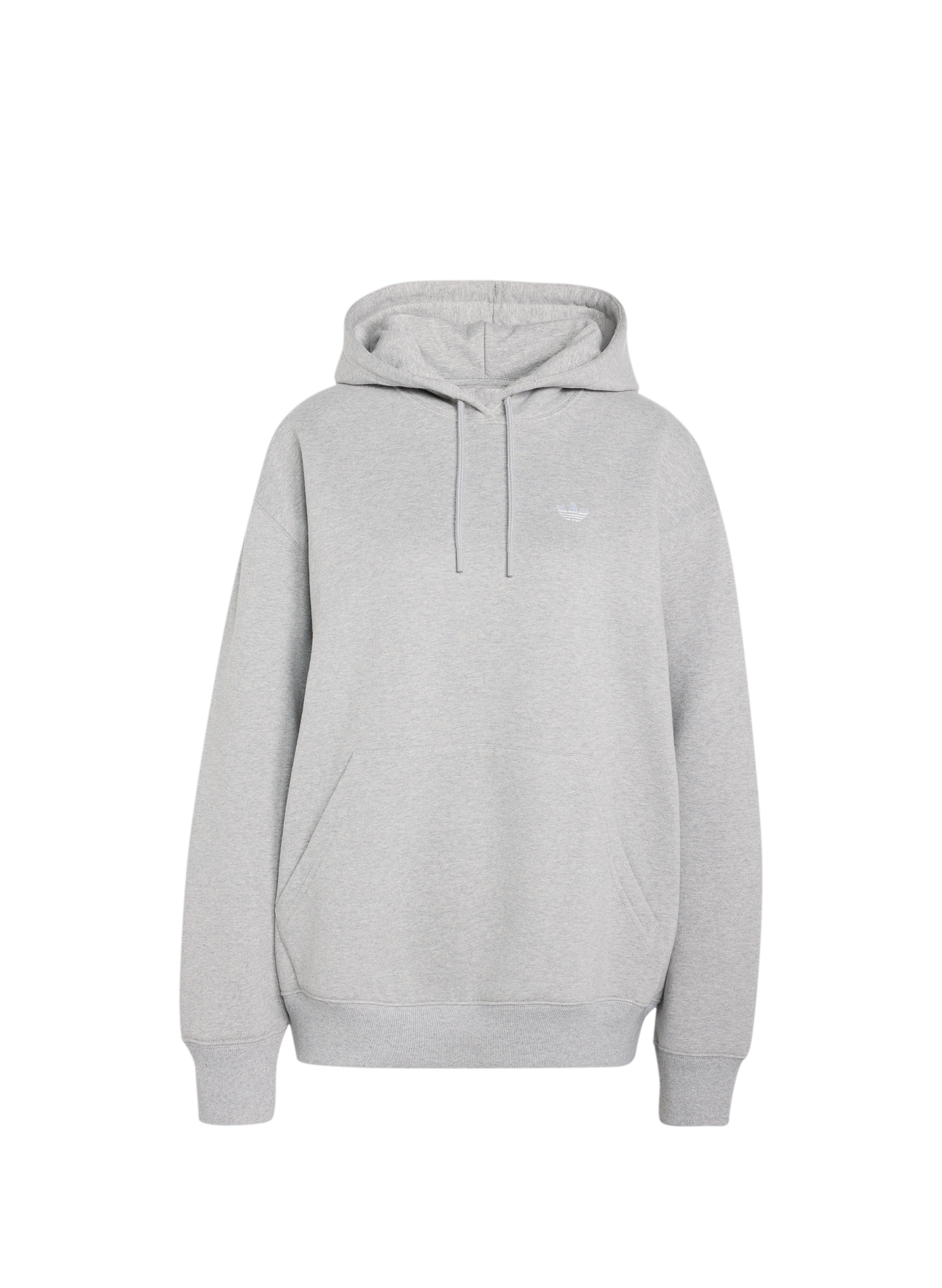 Sweat à capuche en coton mélangé ADIDAS Grey