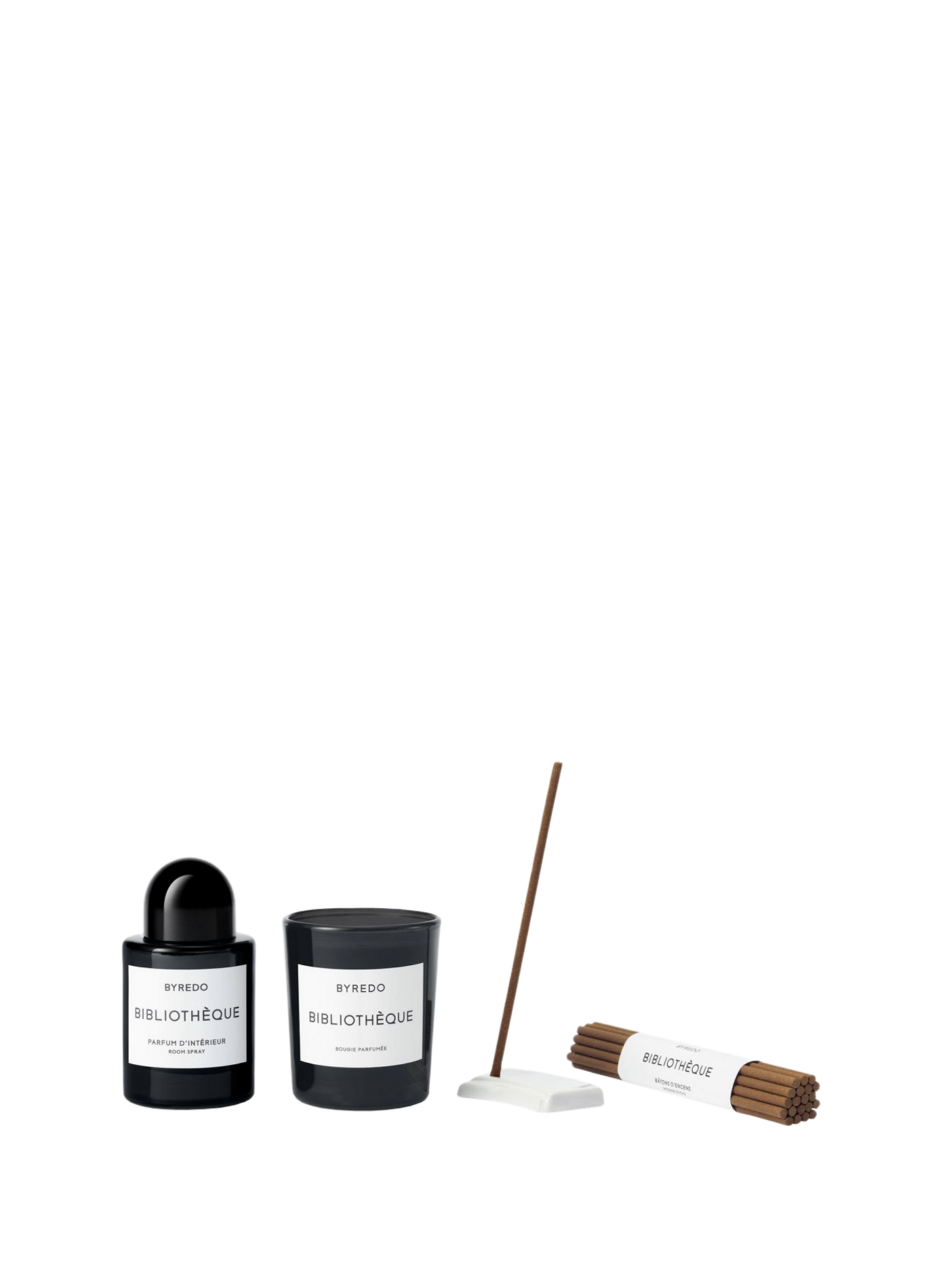 Coffret -  Bibliothèque - Bougie Parfumée BYREDO No color