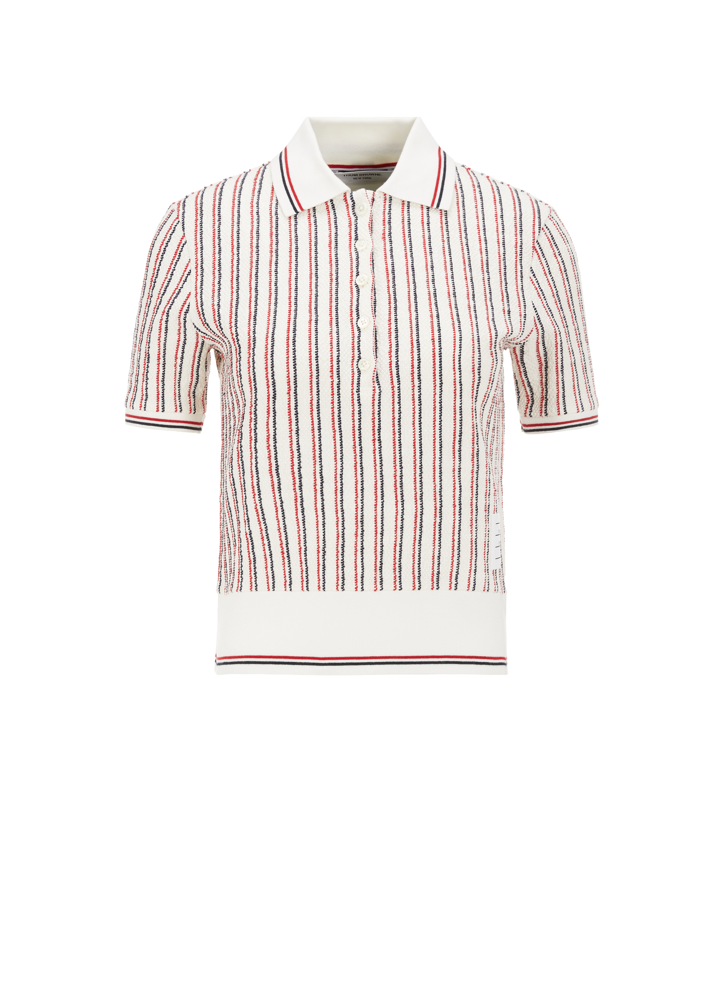 Polo en coton mélangé