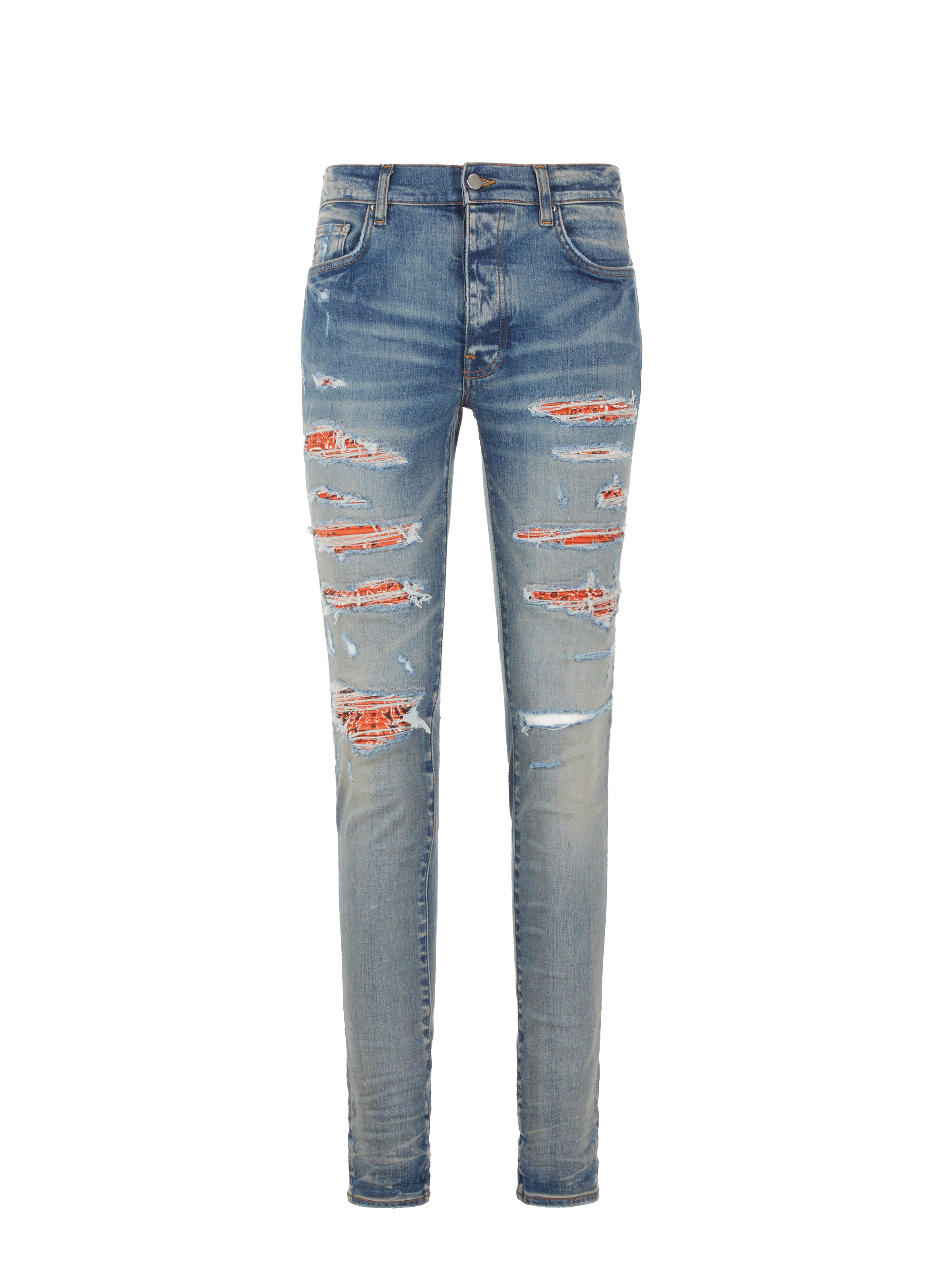 Jean slim en coton denim