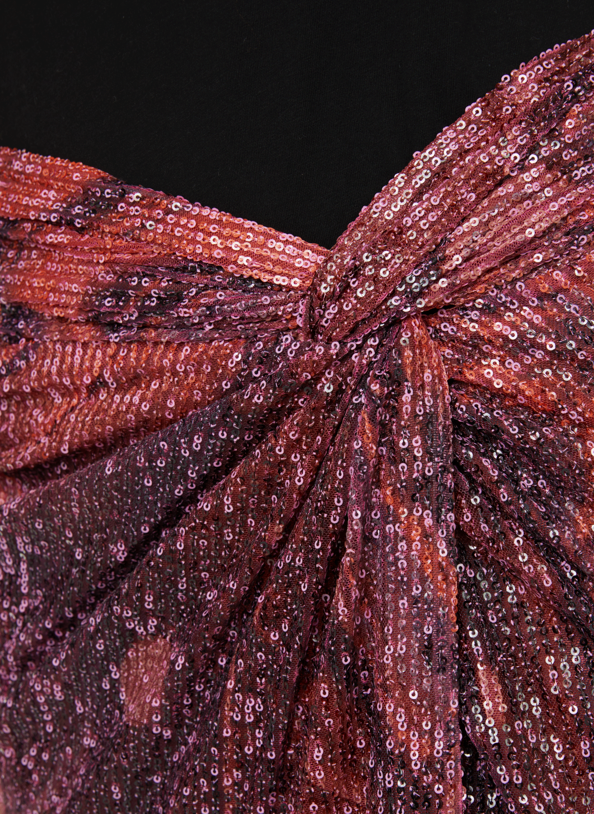 Sequinned mini skirt IN THE MOOD FOR LOVE Pink