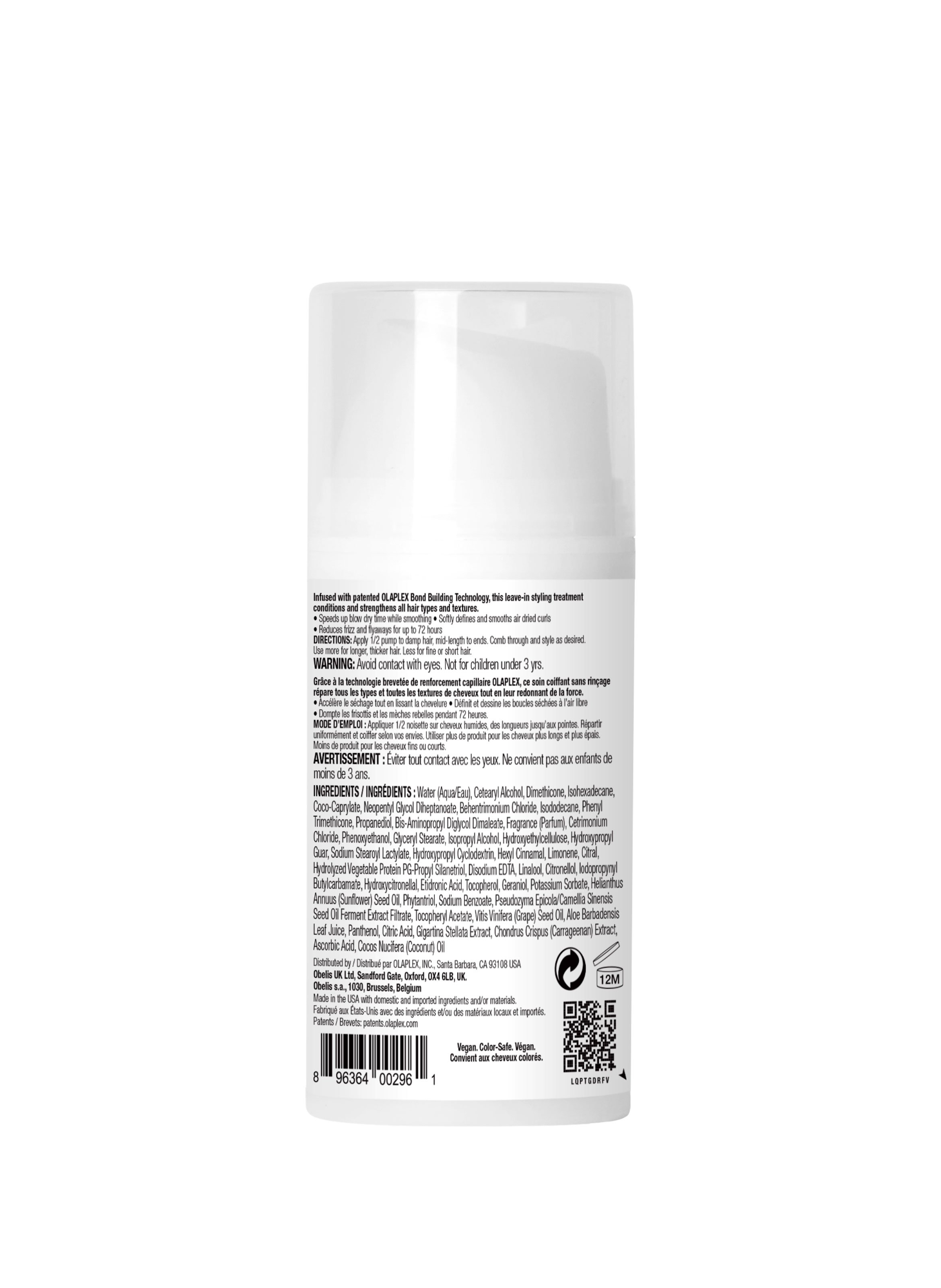 N°6 Soin coiffant Bond Smoother OLAPLEX No color