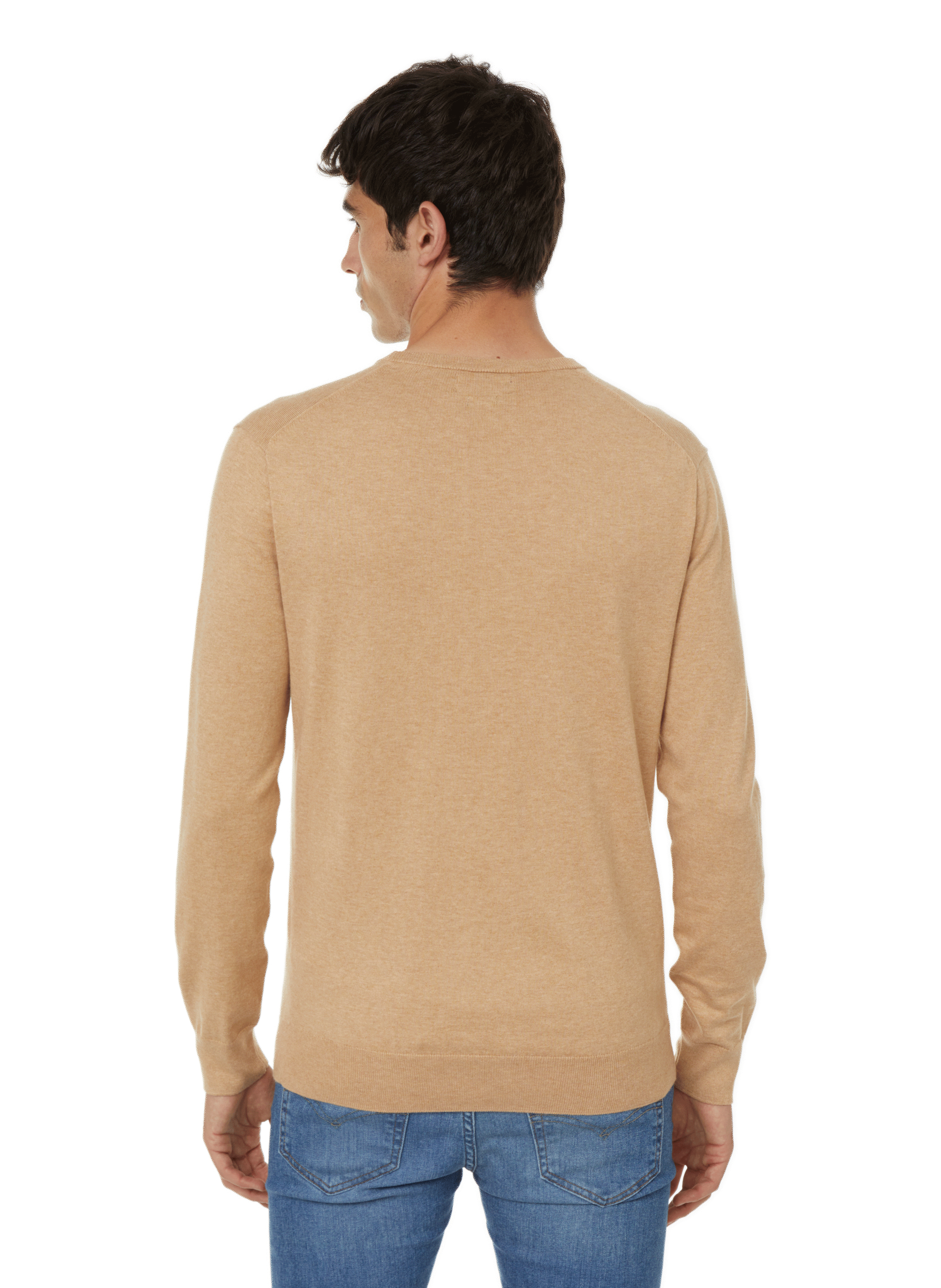 Pull en coton POLO RALPH LAUREN Marron