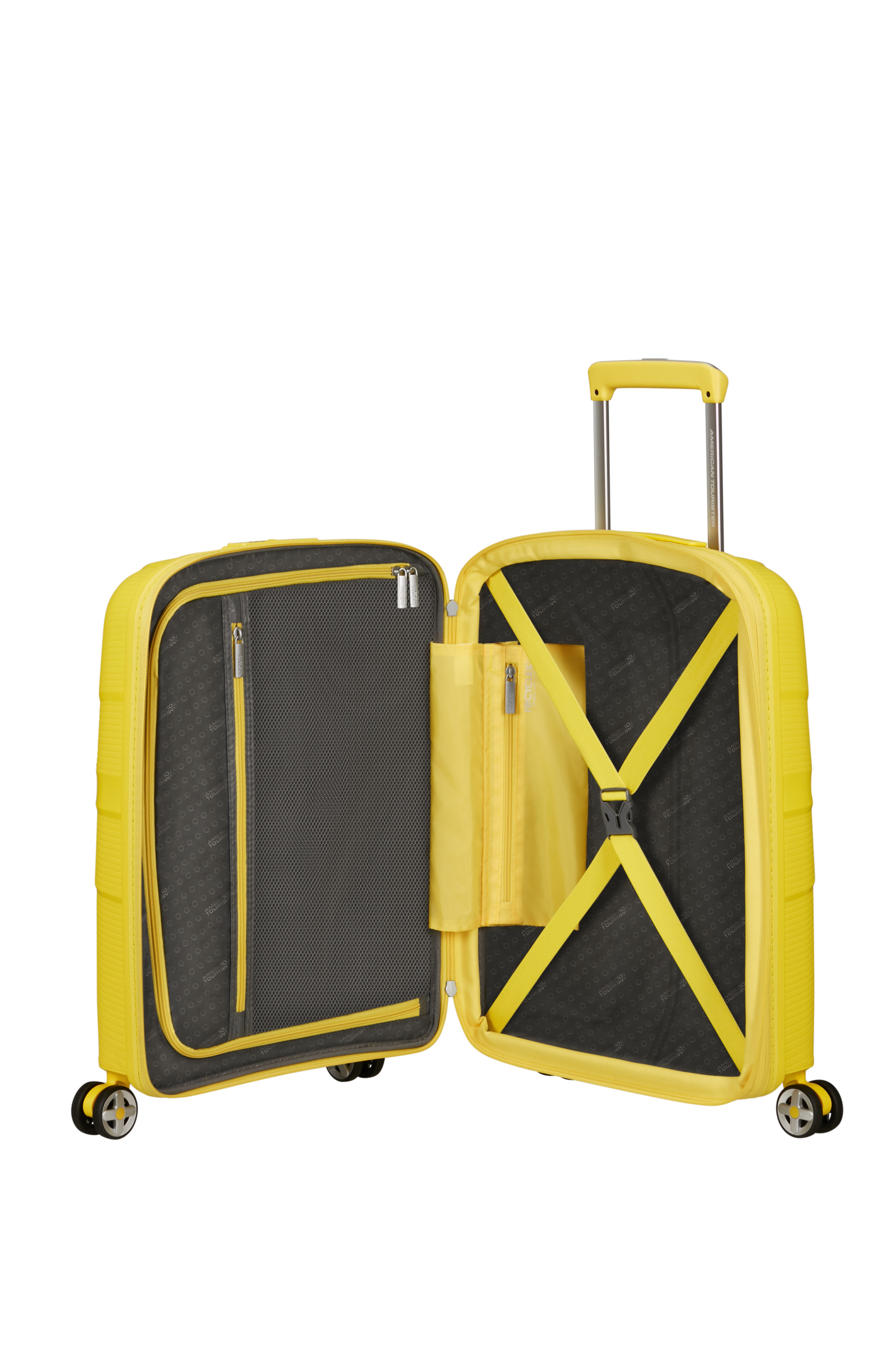 Starvibe valise 4 roues taille s AMERICAN TOURISTER Jaune