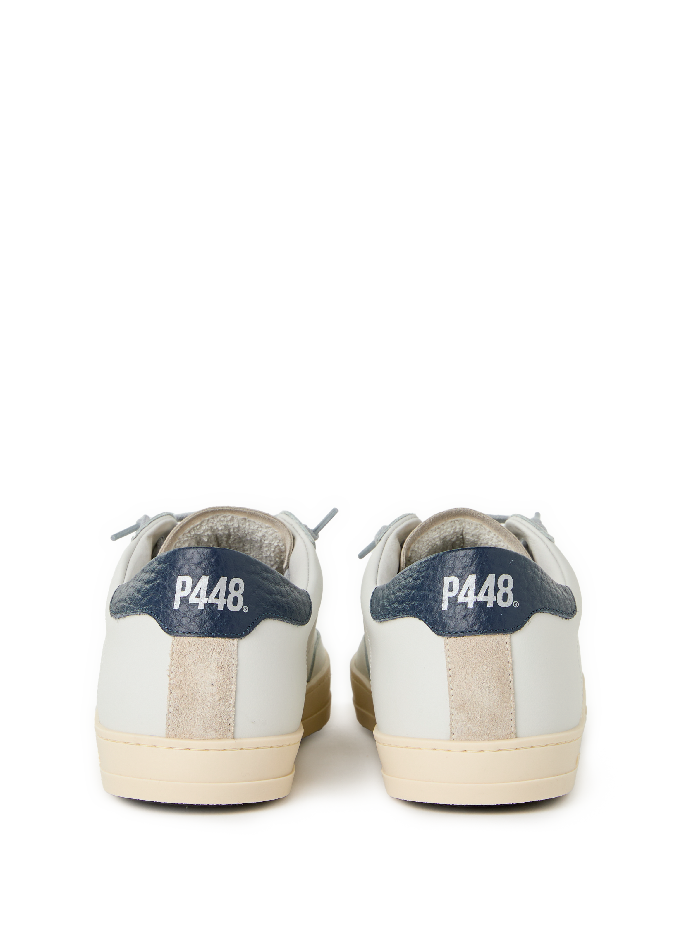 John leather sneakers P448 White