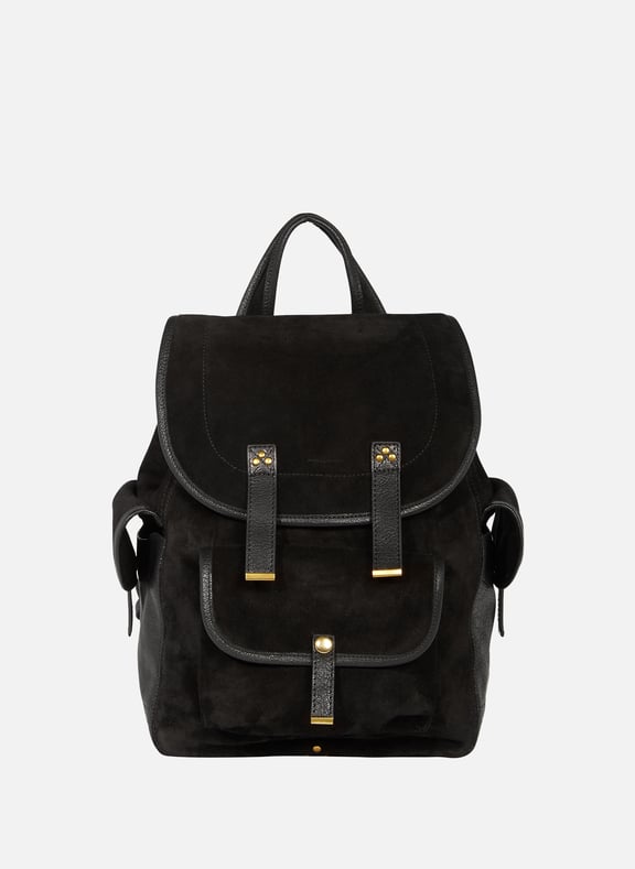 Sac à dos Stan en croûte de velours JÉRÔME DREYFUSS Sac à dos Stan en croûte de velours JÉRÔME DREYFUSS