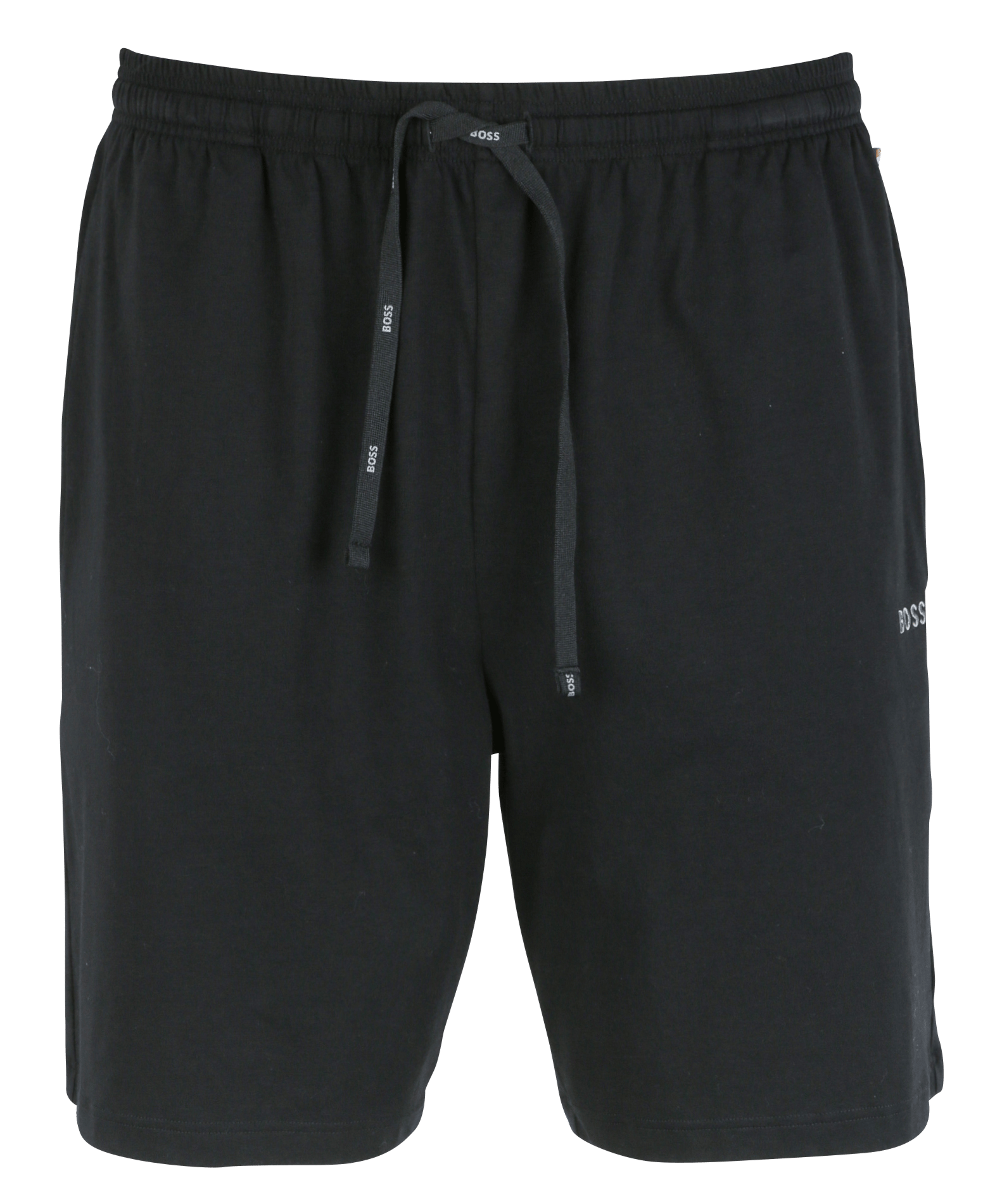 Short de pyjama en coton mélangé BOSS Noir