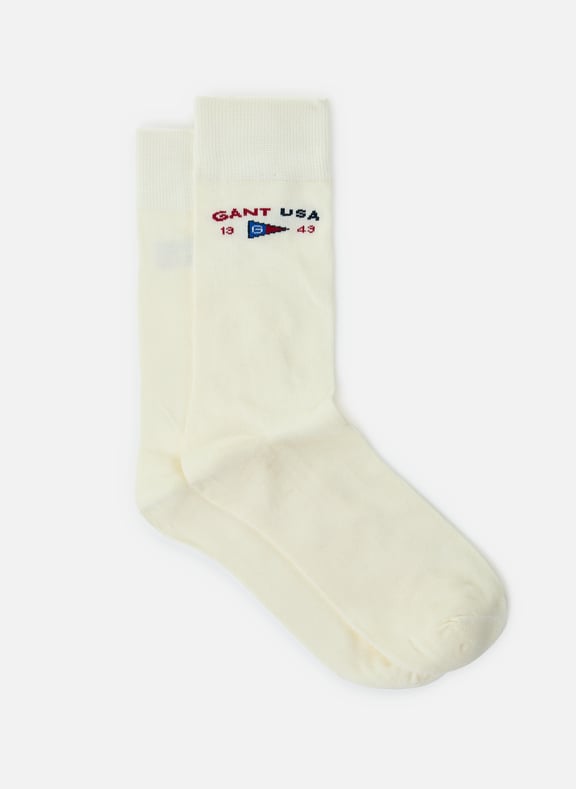 Socks with flag pattern Beige by GANT GANT Socks with flag pattern Beige