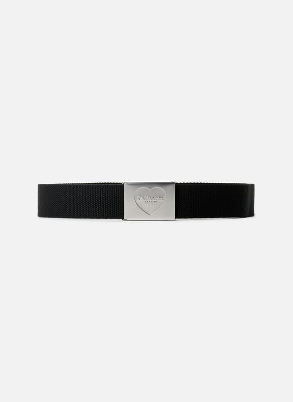 Ceinture Heart Clip Noir by CARHARTT WIP CARHARTT WIP Ceinture Heart Clip Noir