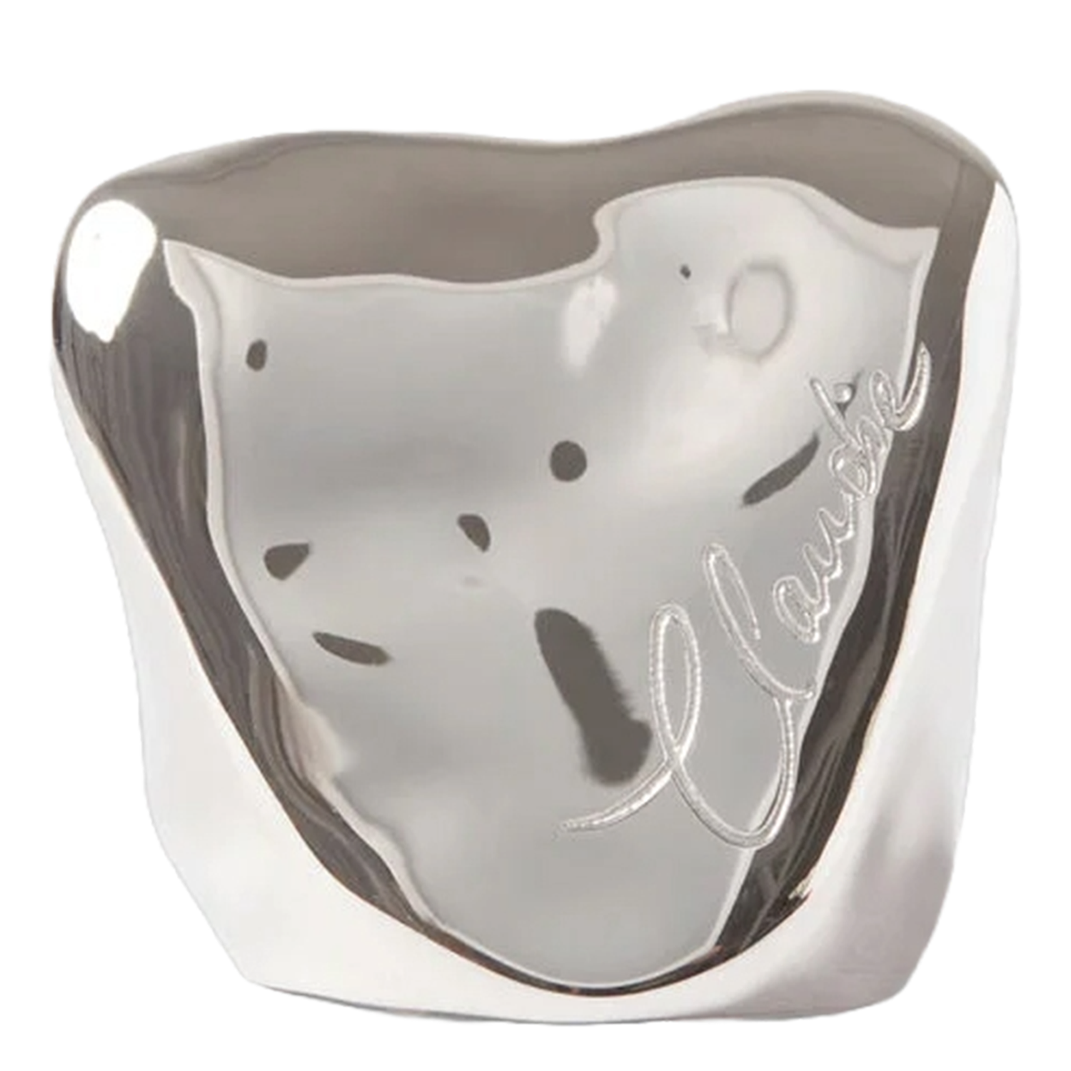 Bague en acier CLAUDIE PIERLOT Argent