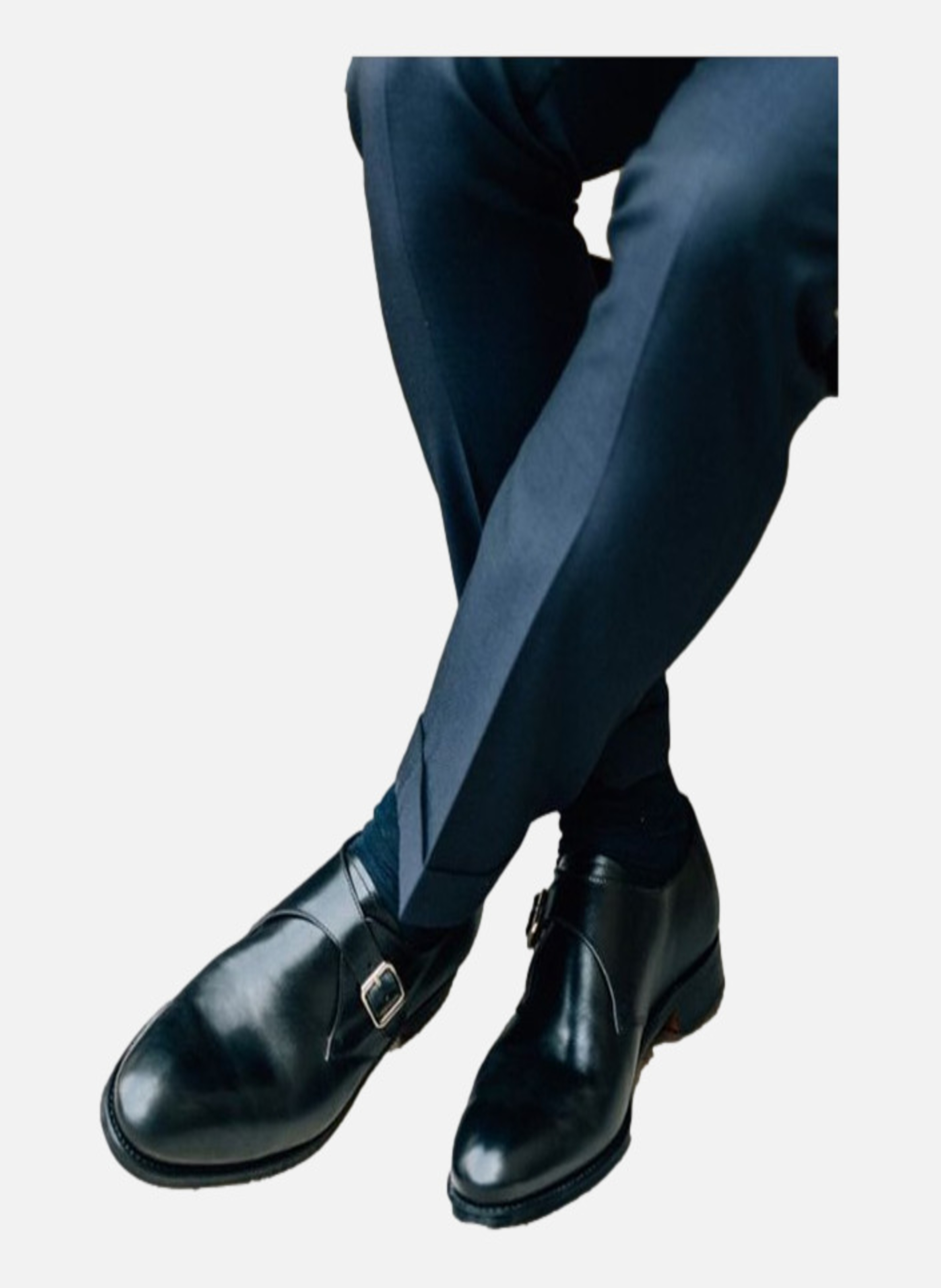 Chaussure monk en cuir beckett FINSBURY Noir