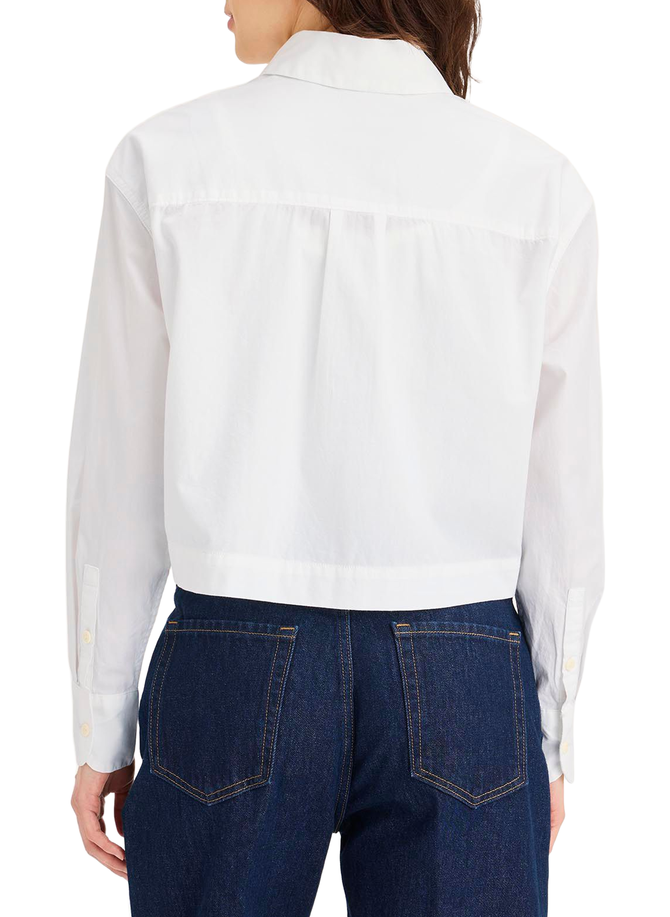 Chemise à rayures en coton DOCKERS Blanc