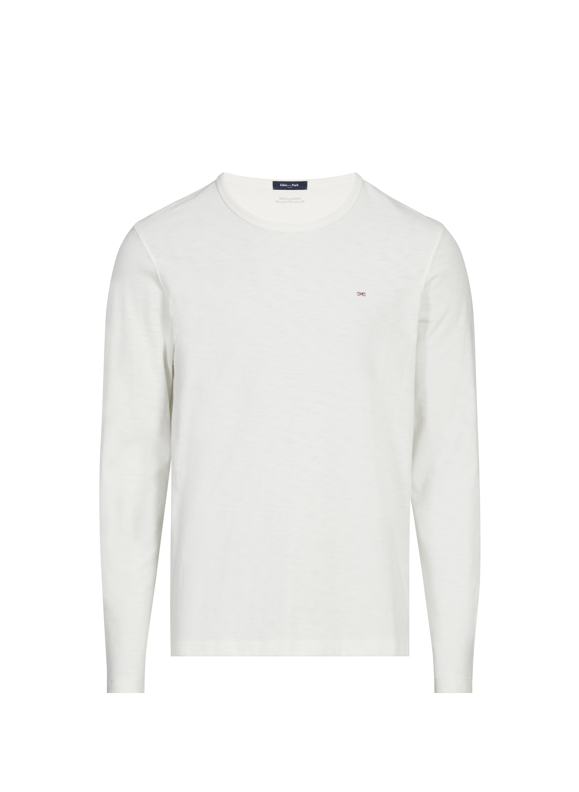 EDEN PARK Classic Cotton T-Shirt Beige
