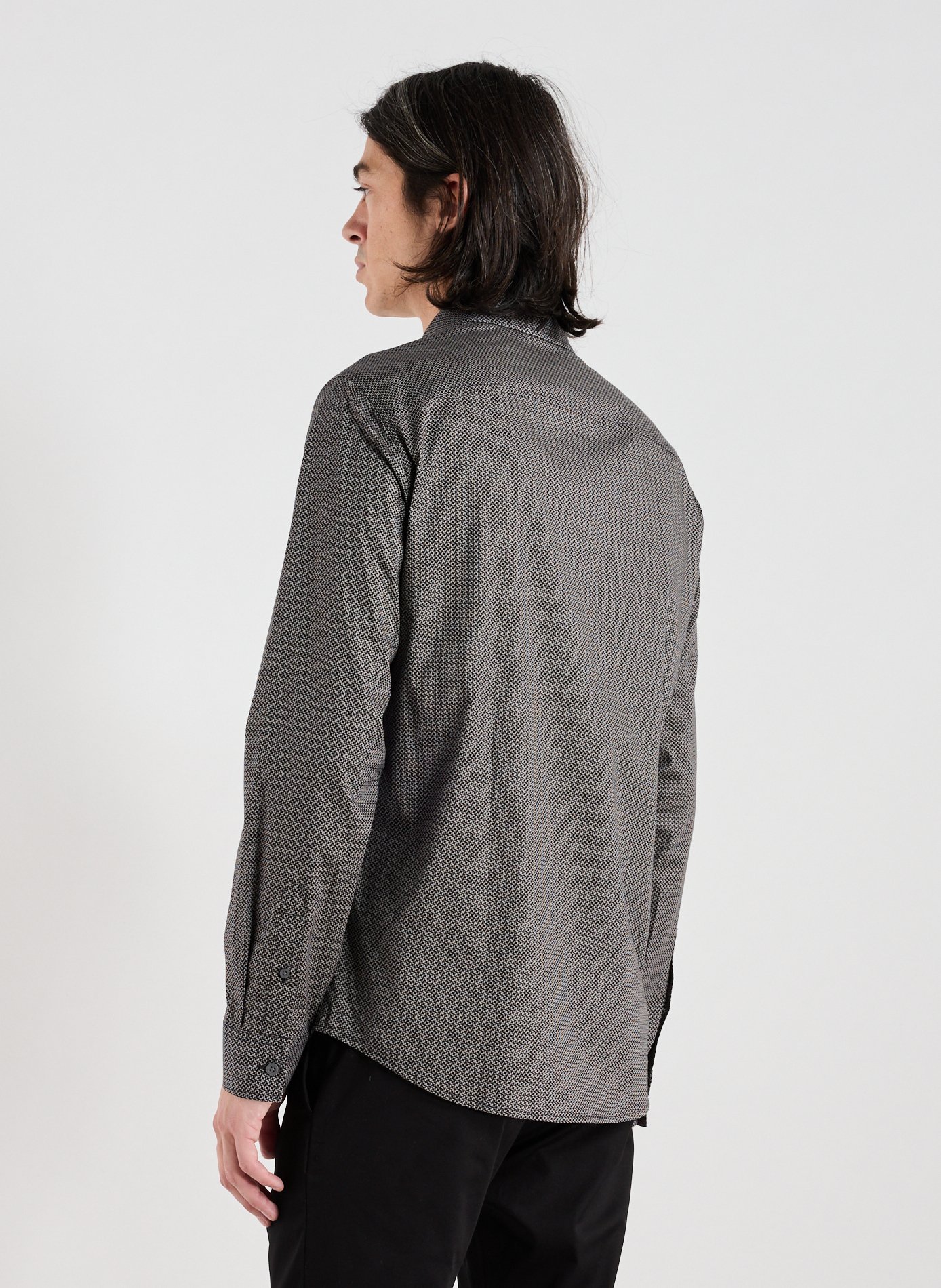 Cotton patterned shirt ARMANI EXCHANGE Blue