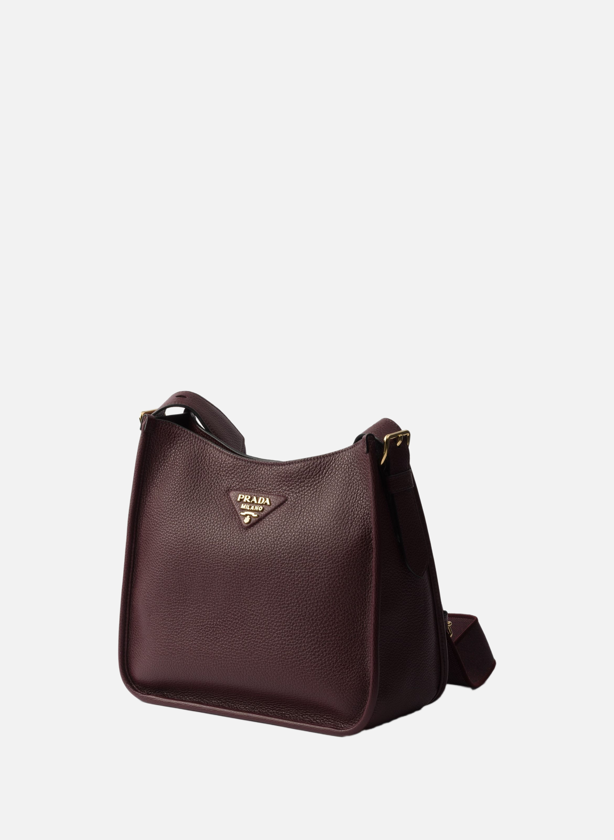 Sac en cuir PRADA Rouge