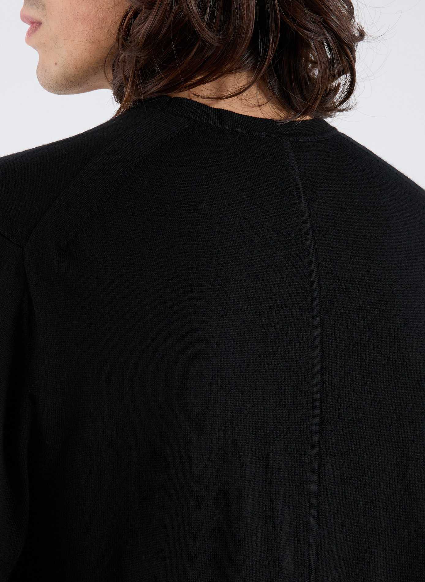 Fine merino wool jumper CALVIN KLEIN Black