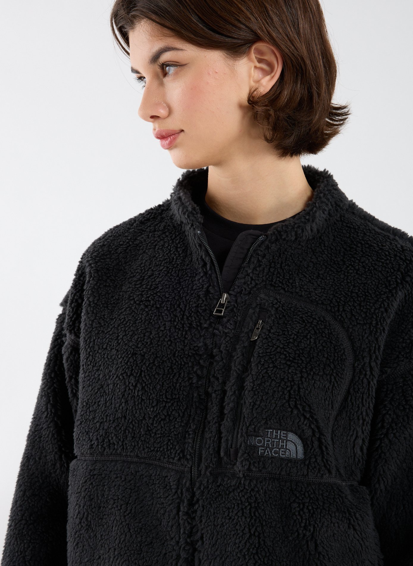 Short sherpa jacket THE NORTH FACE Black