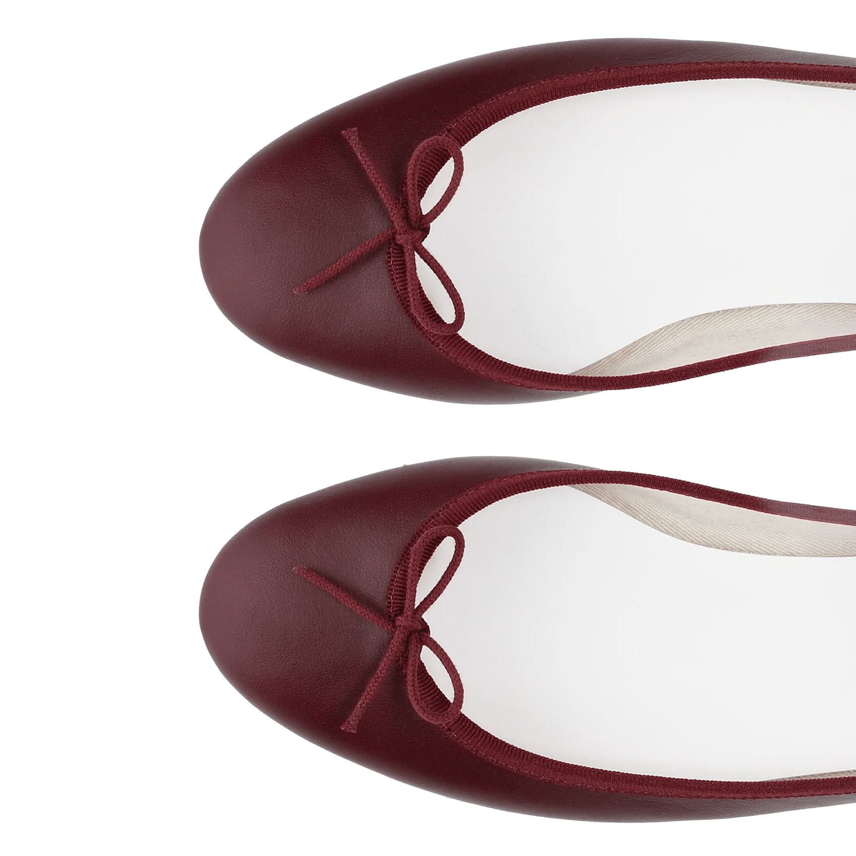 Ballerines en cuir cendrillon REPETTO Rouge