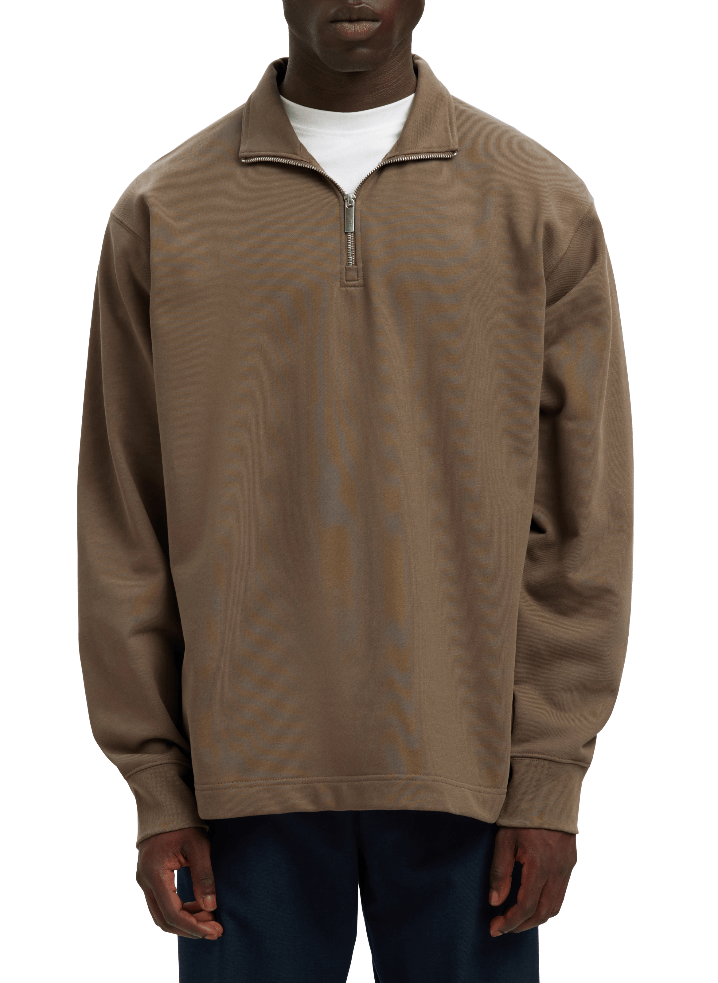 SELECTED Sweatshirt en coton Marron