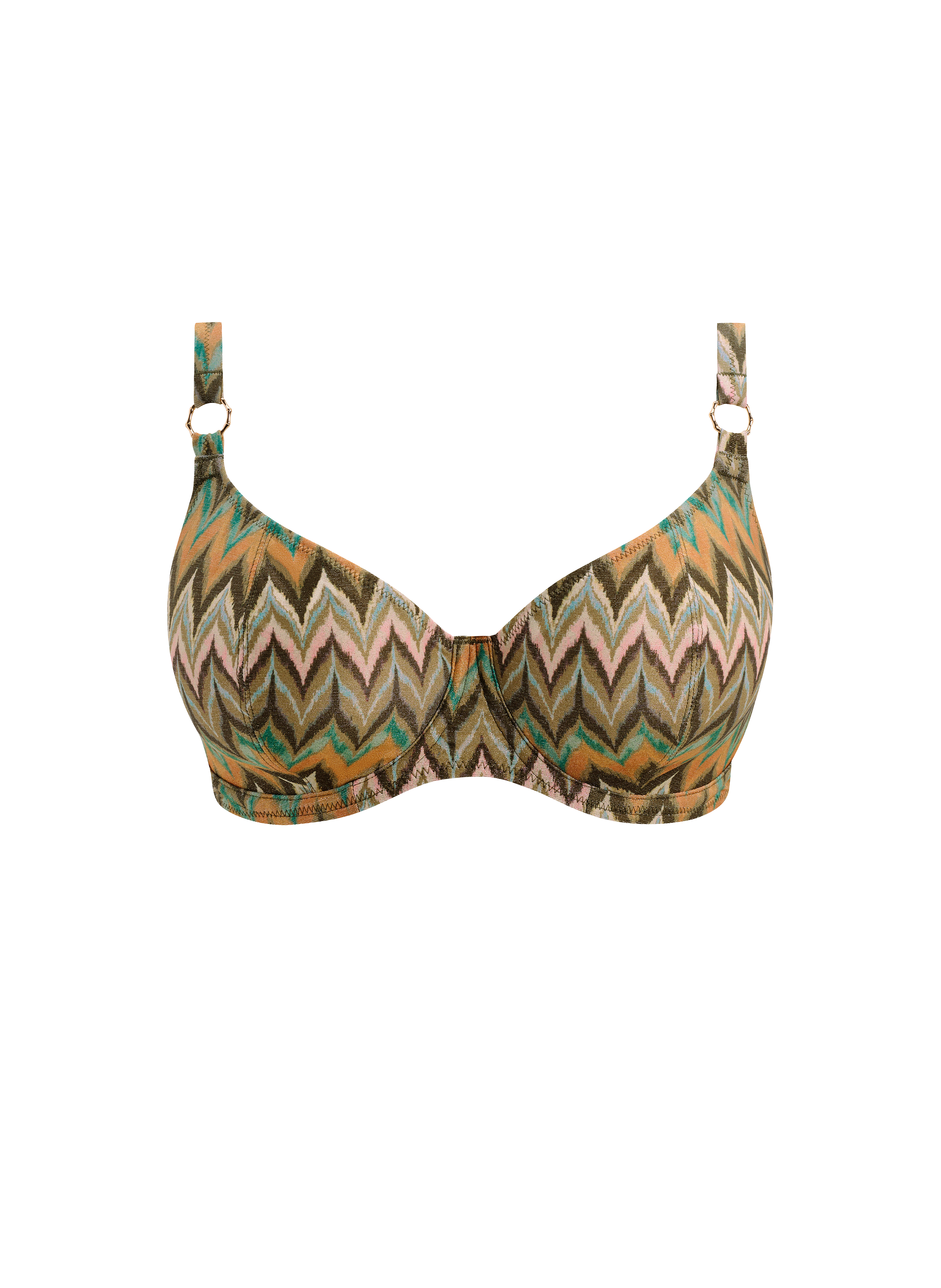 Soutien-gorge Arizona à imprimé zigzag FREYA Vert