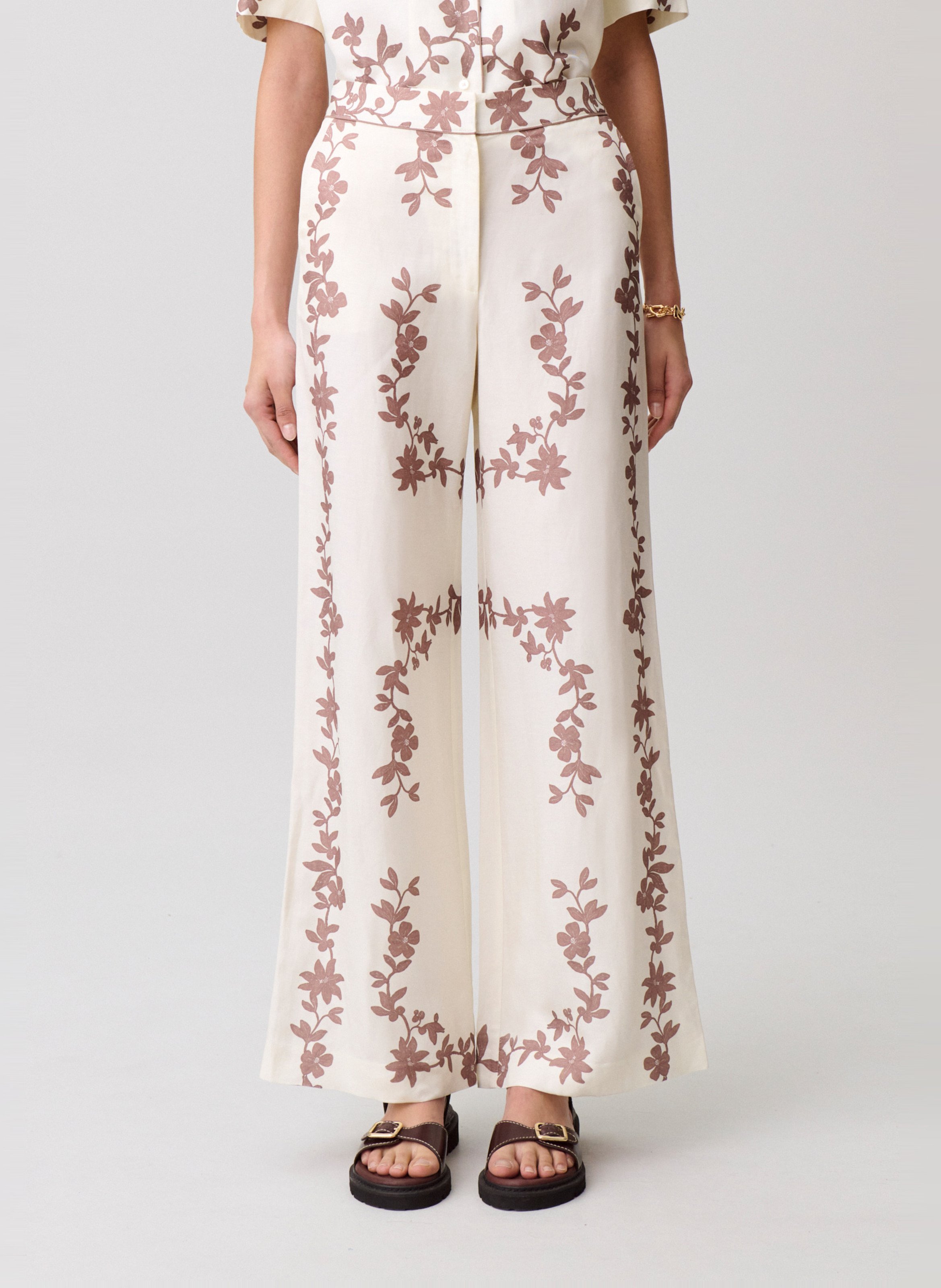 Pantaon large imprimé CLAUDIE PIERLOT Multicolore