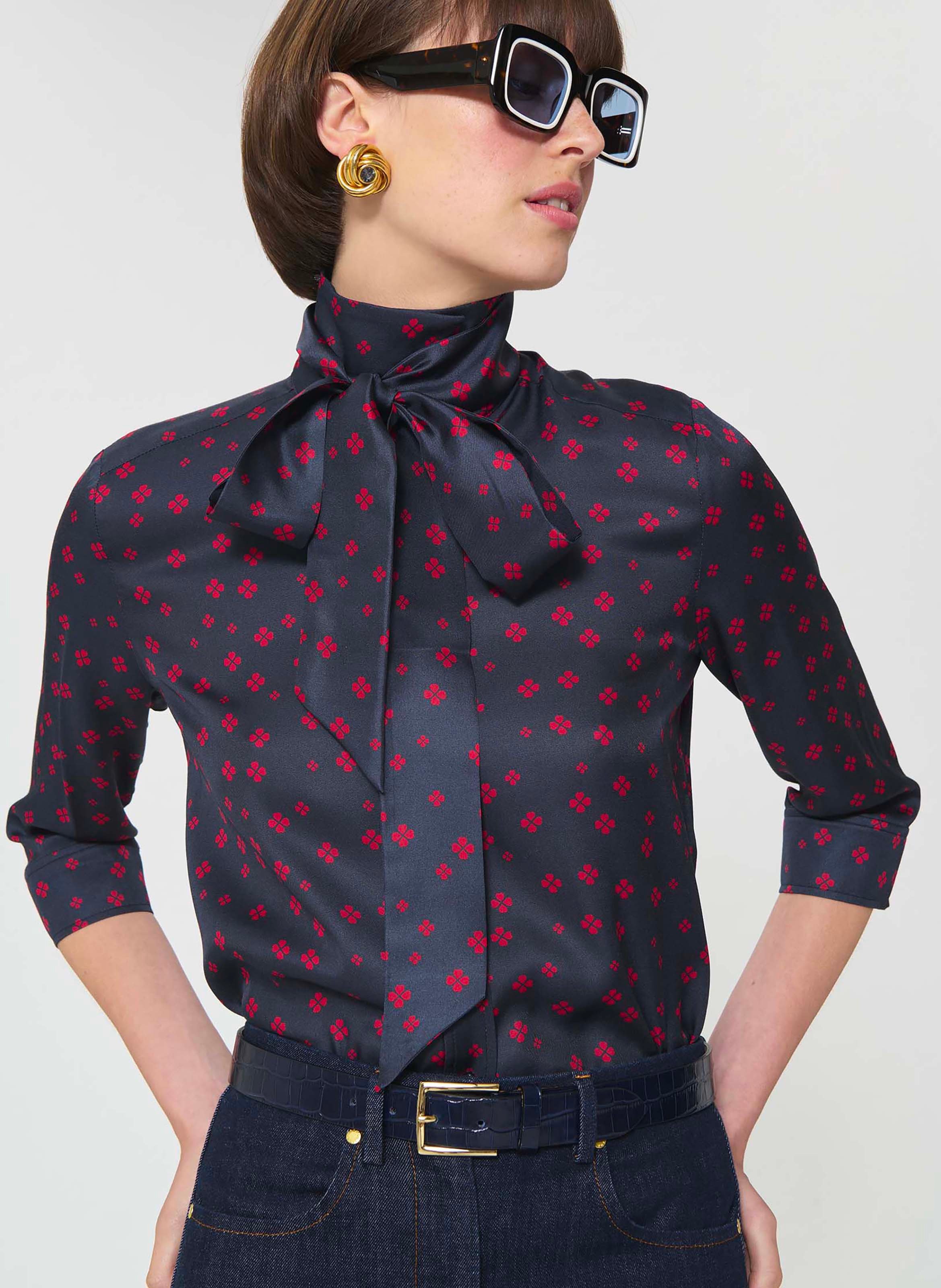 Chemise charlot TARA JARMON Bleu