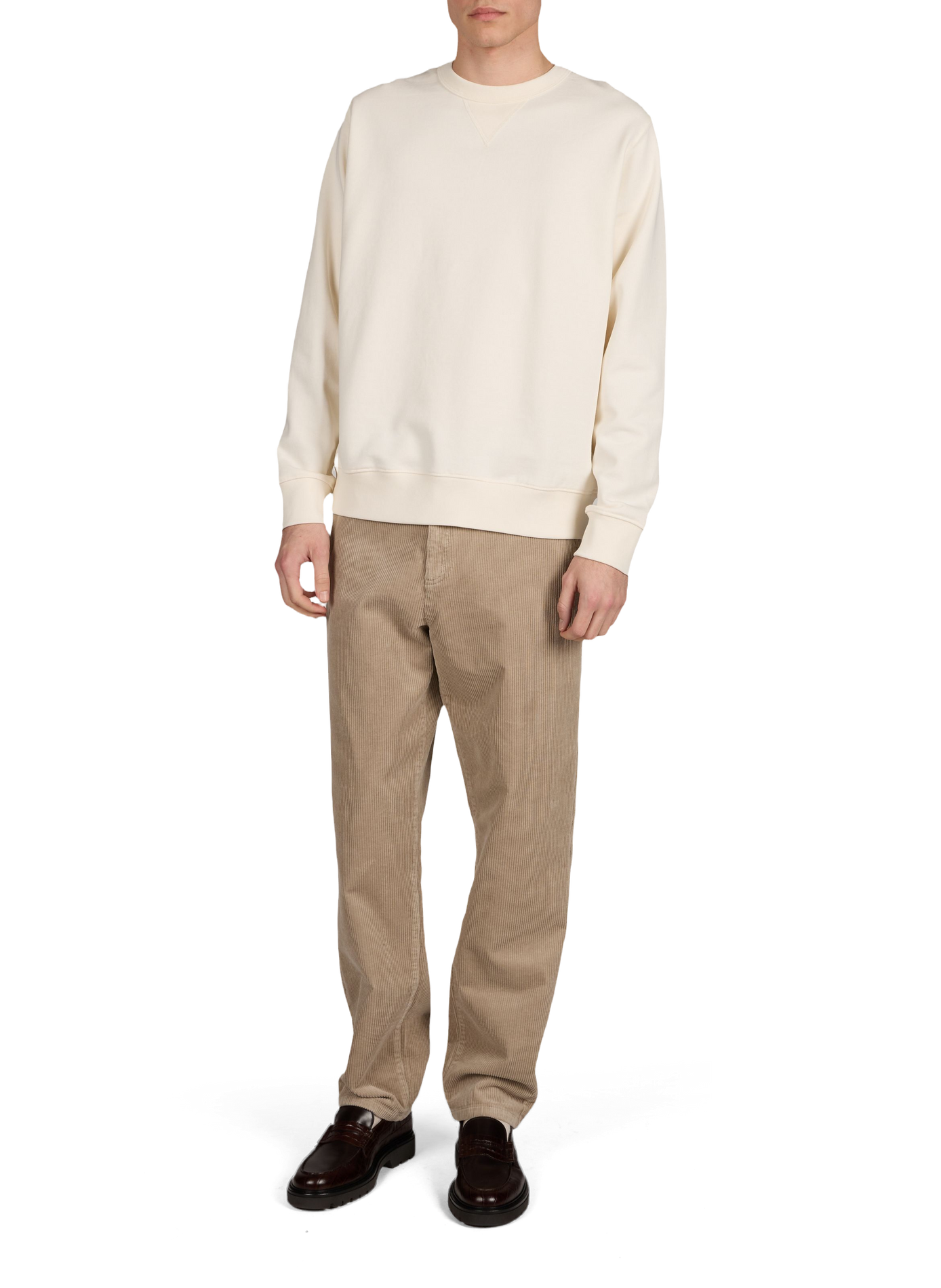 Cotton sweatshirt AU PRINTEMPS PARIS Beige