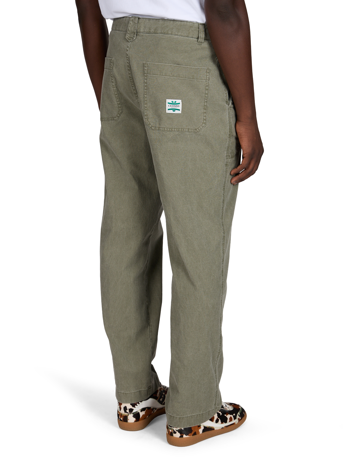 Pantalon chino Toledo en coton  CLOSED Vert